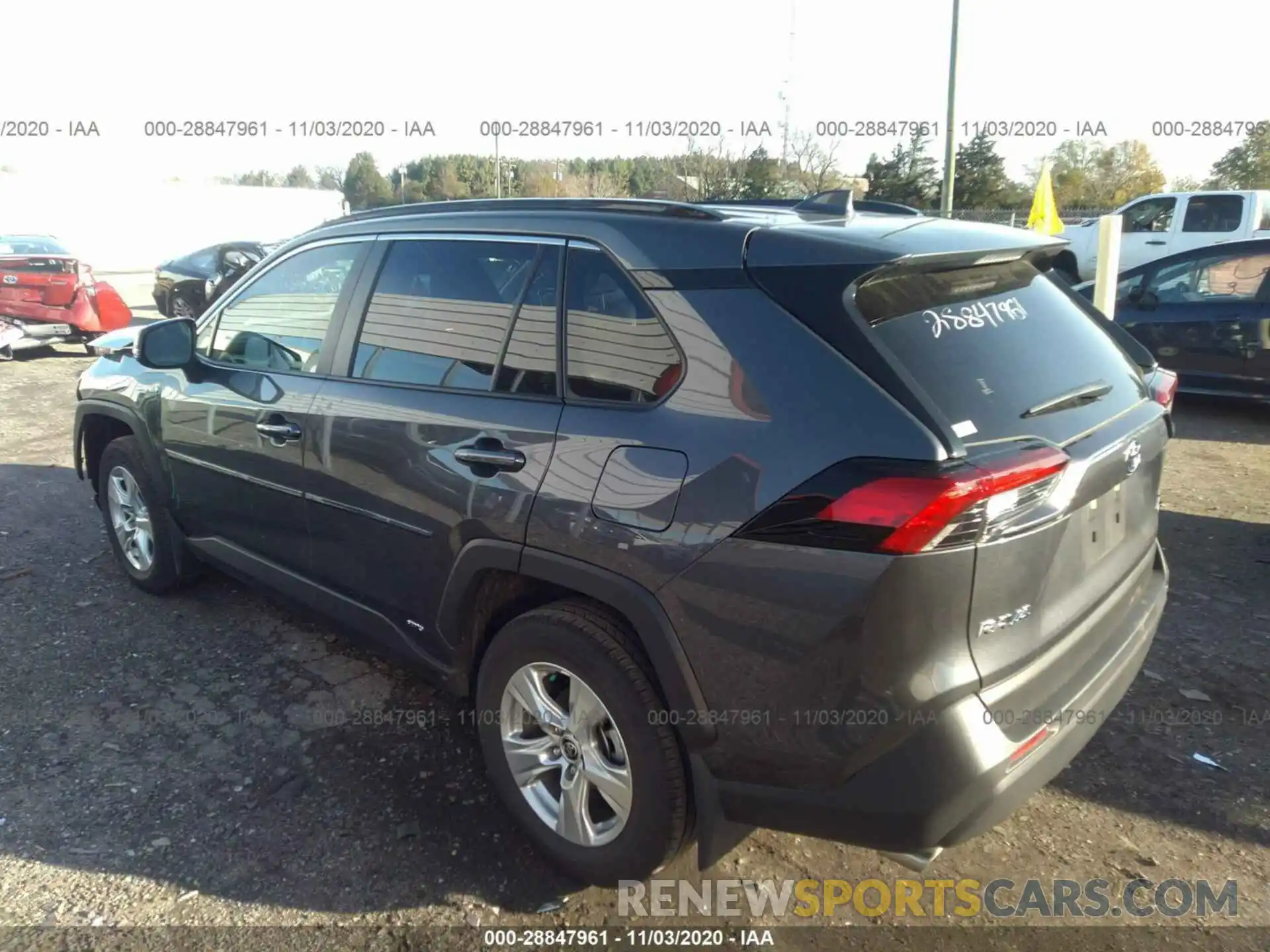 3 Photograph of a damaged car JTMRWRFV3LD058999 TOYOTA RAV4 2020