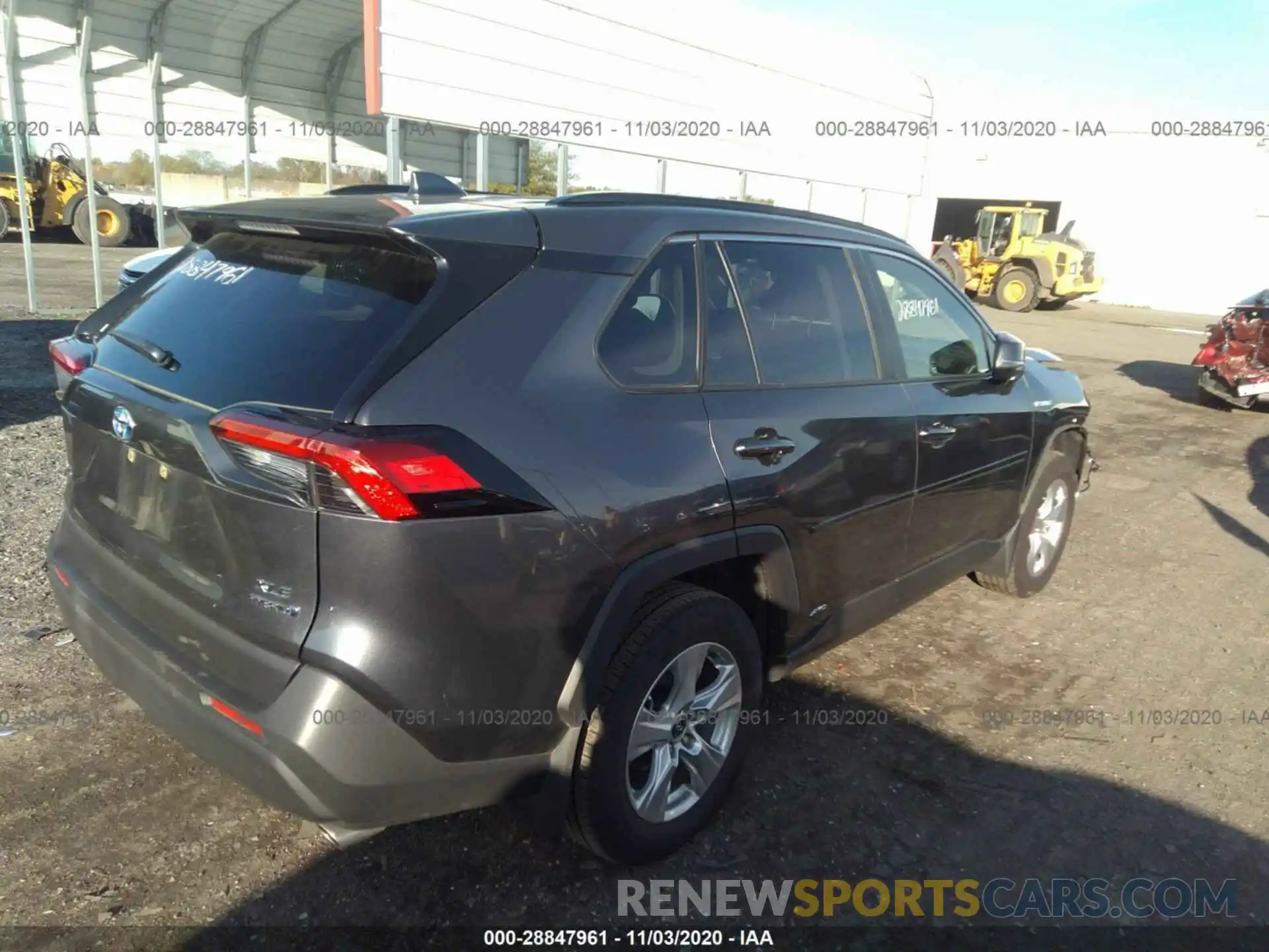 4 Photograph of a damaged car JTMRWRFV3LD058999 TOYOTA RAV4 2020