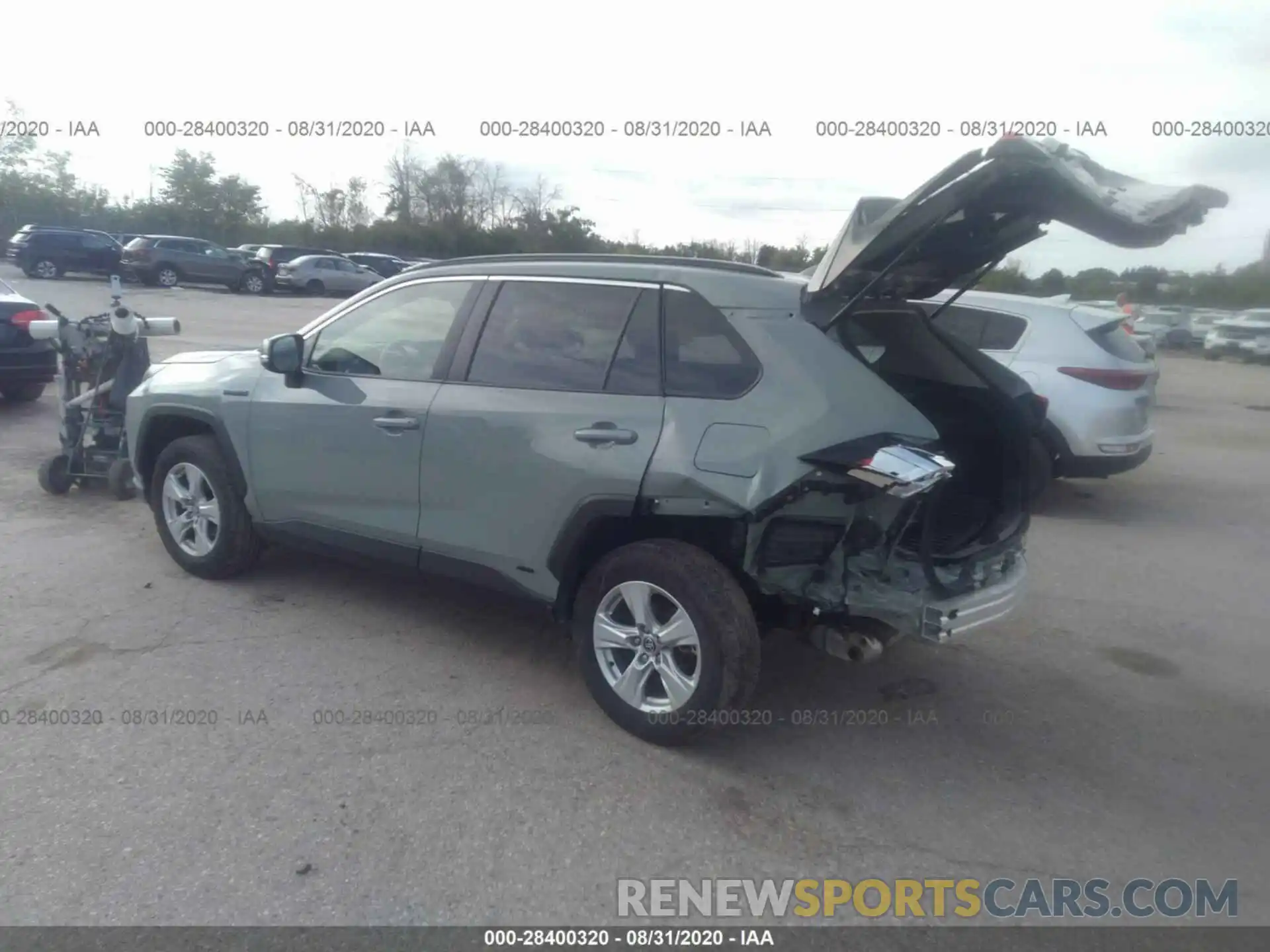 3 Photograph of a damaged car JTMRWRFV6LD061489 TOYOTA RAV4 2020