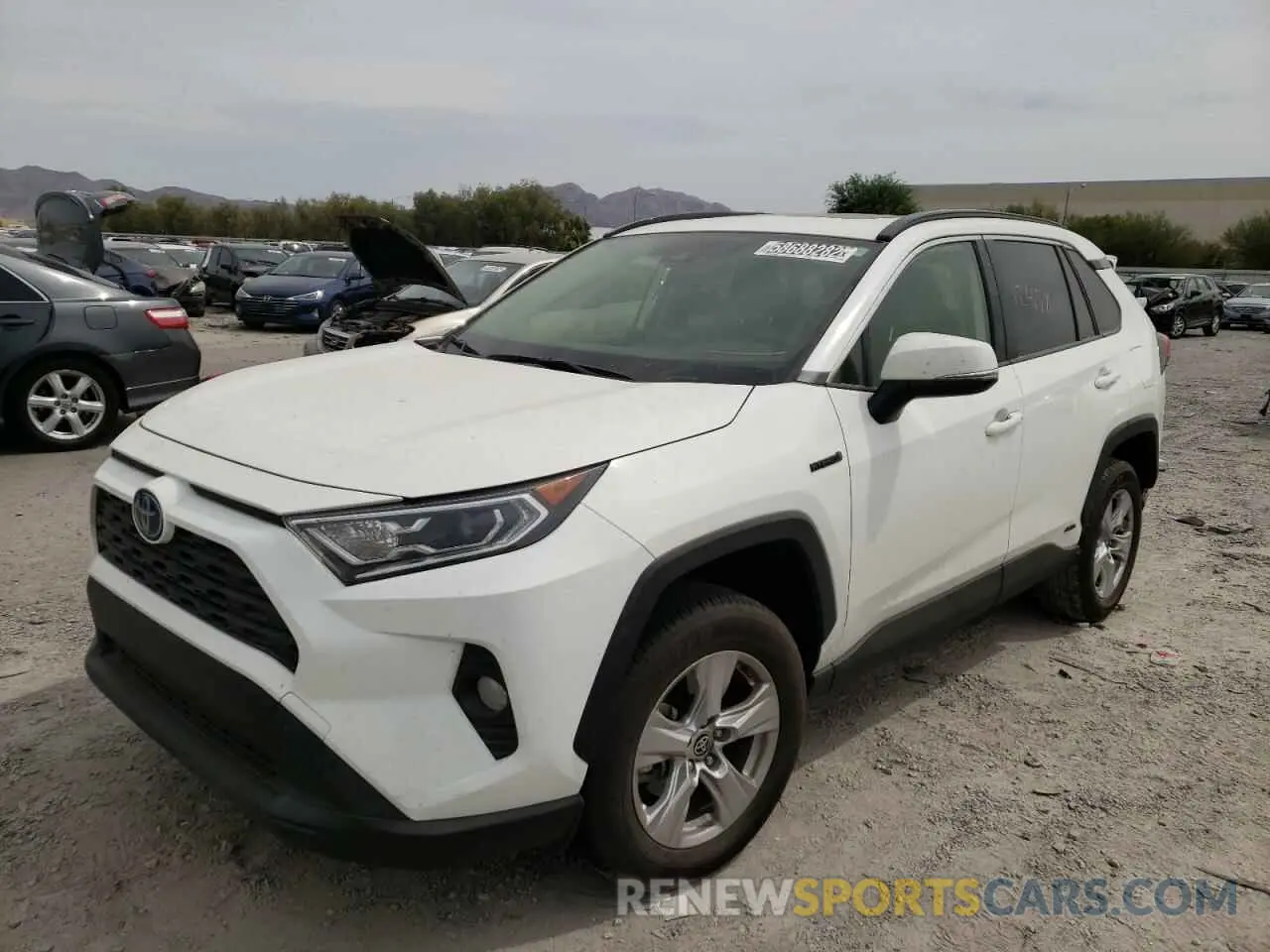 2 Photograph of a damaged car JTMRWRFV6LD068040 TOYOTA RAV4 2020
