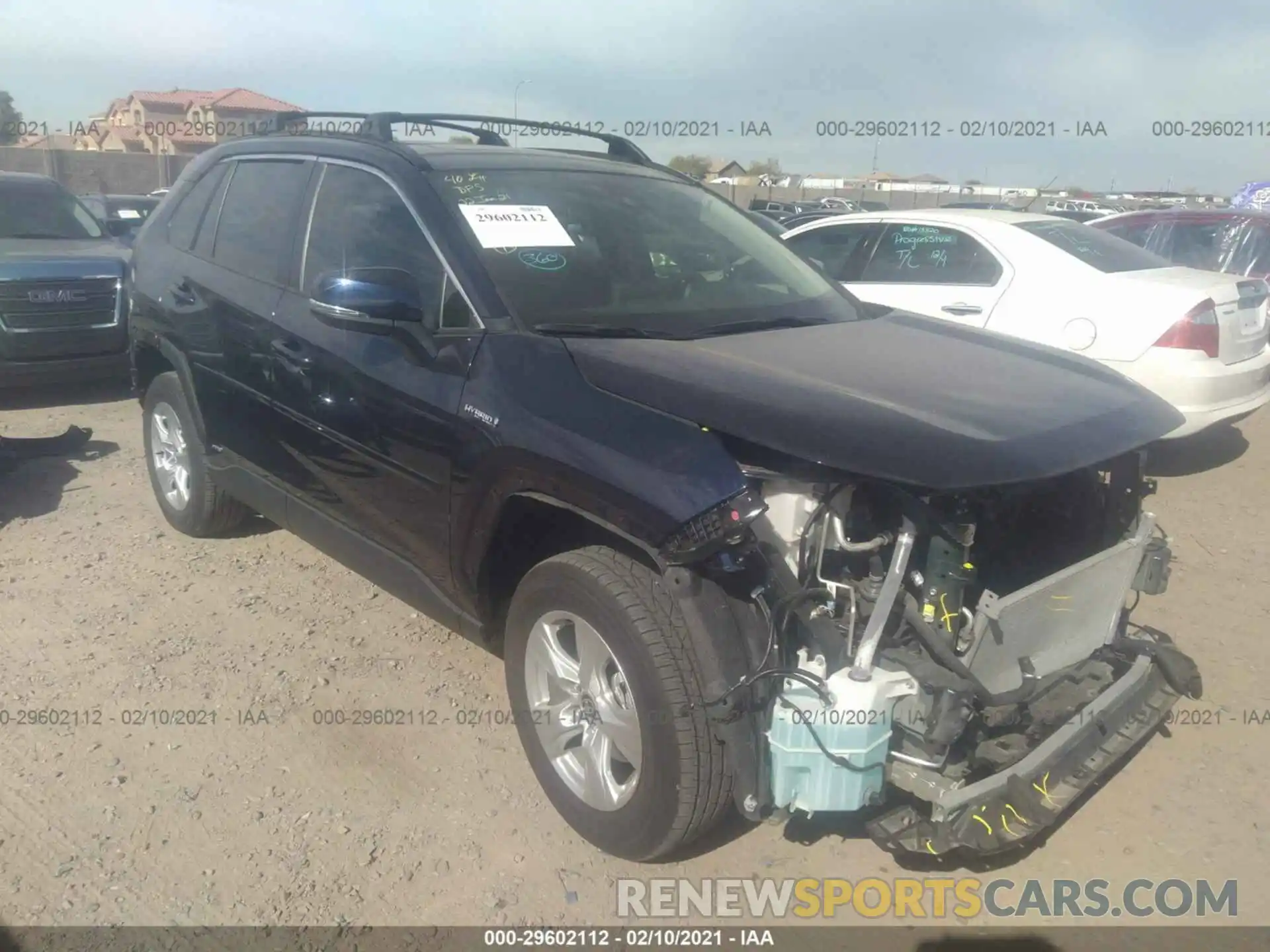 1 Photograph of a damaged car JTMRWRFV6LJ045634 TOYOTA RAV4 2020