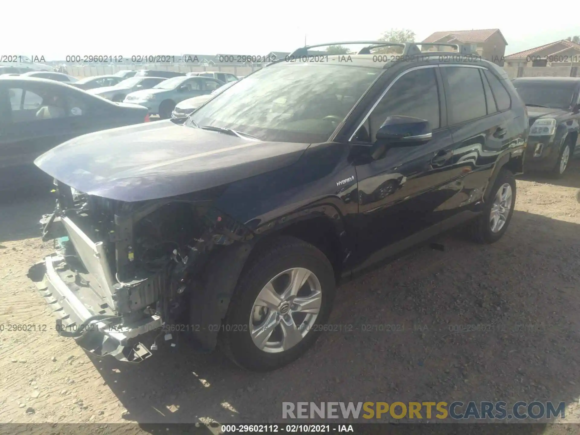 2 Photograph of a damaged car JTMRWRFV6LJ045634 TOYOTA RAV4 2020