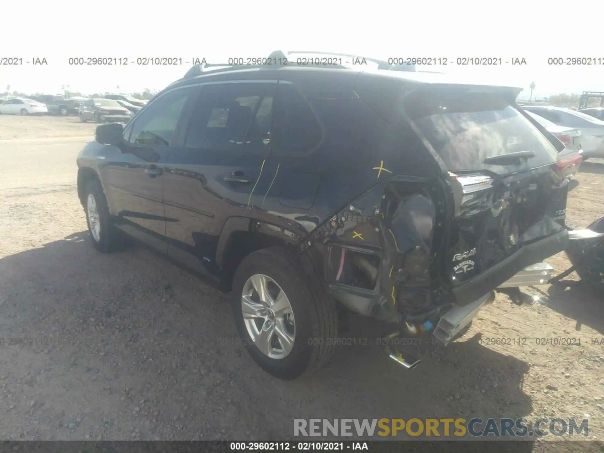 3 Photograph of a damaged car JTMRWRFV6LJ045634 TOYOTA RAV4 2020