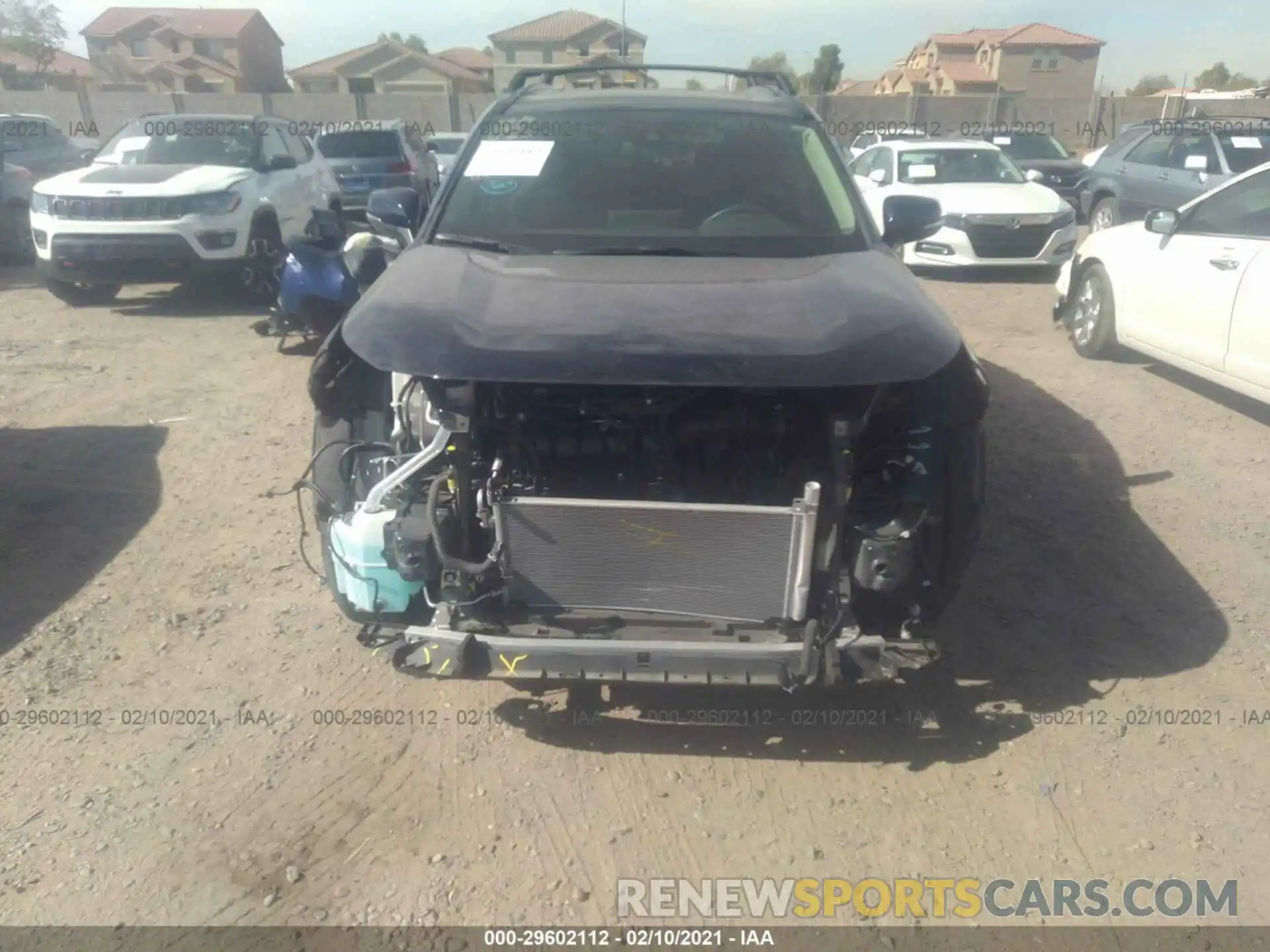 6 Photograph of a damaged car JTMRWRFV6LJ045634 TOYOTA RAV4 2020