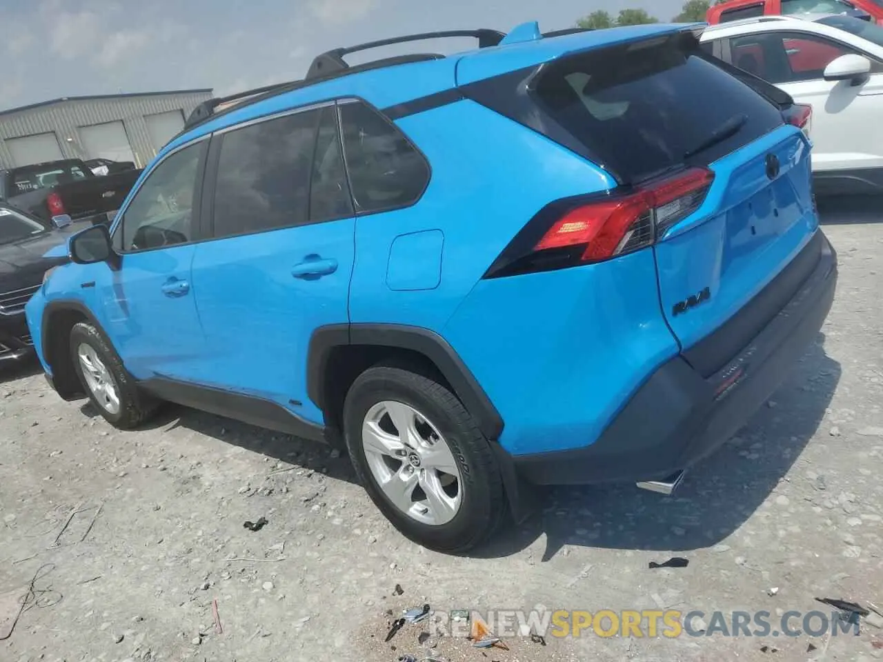 2 Photograph of a damaged car JTMRWRFV6LJ046444 TOYOTA RAV4 2020