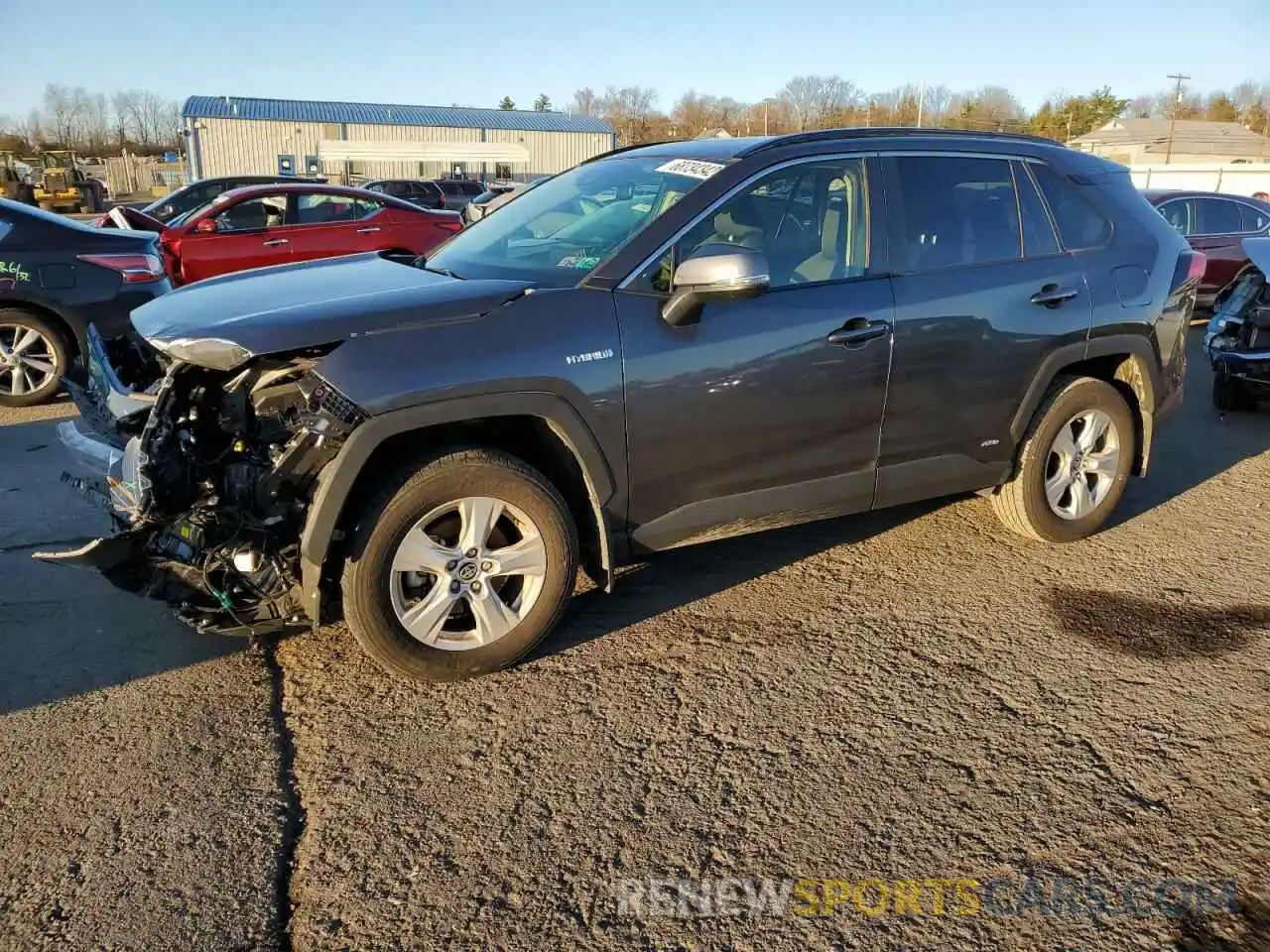 1 Photograph of a damaged car JTMRWRFV6LJ049117 TOYOTA RAV4 2020