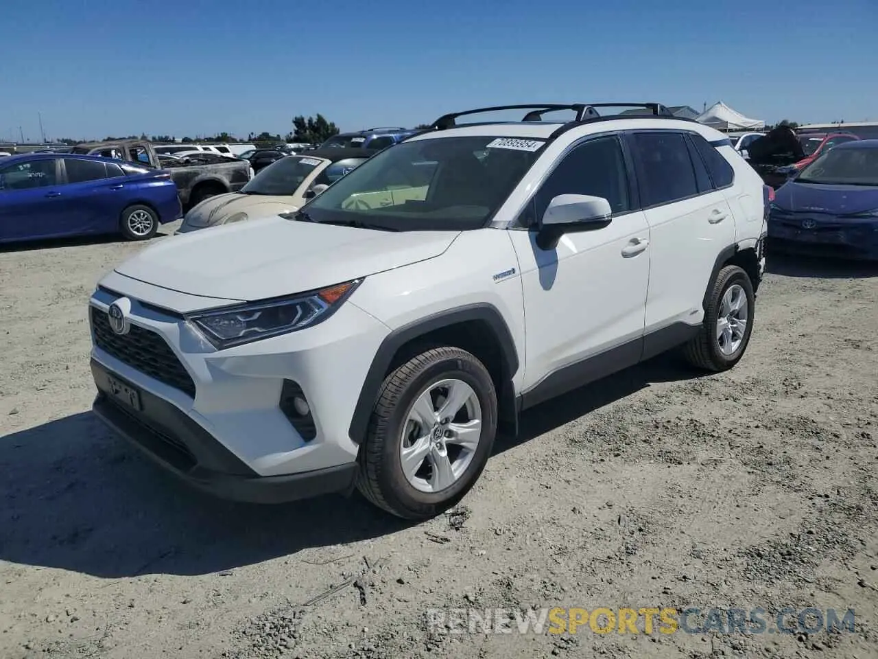 1 Photograph of a damaged car JTMRWRFV7LD071559 TOYOTA RAV4 2020