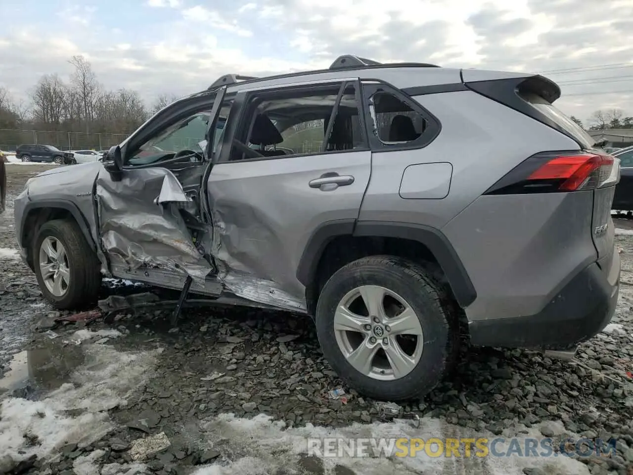 2 Photograph of a damaged car JTMRWRFV8LD067276 TOYOTA RAV4 2020