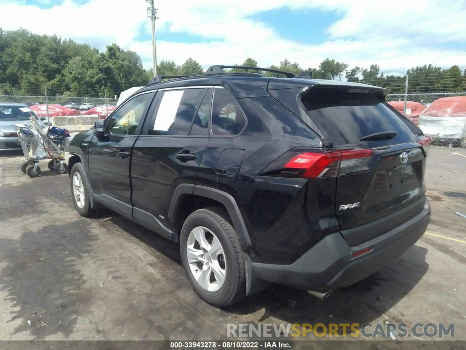 3 Photograph of a damaged car JTMRWRFV9LD045559 TOYOTA RAV4 2020