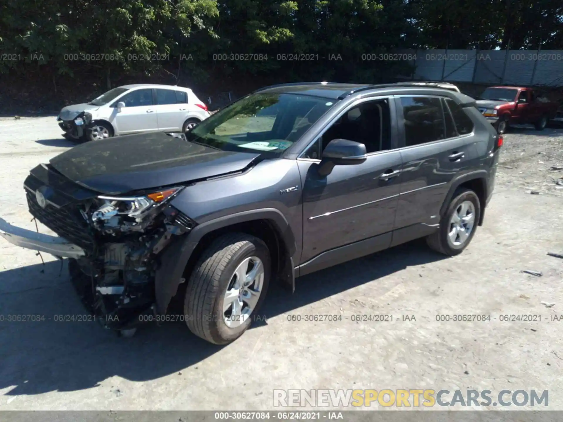 2 Photograph of a damaged car JTMRWRFV9LD528789 TOYOTA RAV4 2020