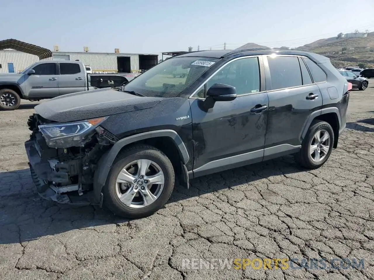 1 Photograph of a damaged car JTMRWRFVXLD544418 TOYOTA RAV4 2020