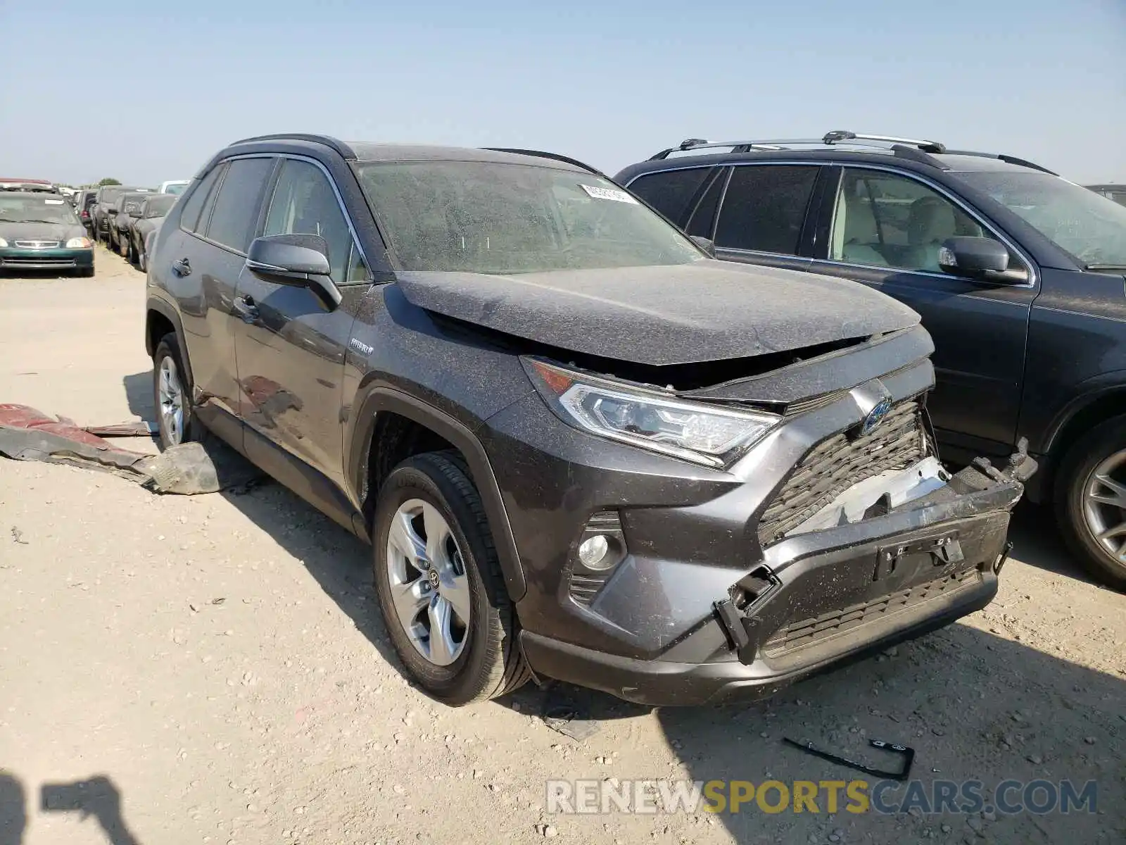 1 Photograph of a damaged car JTMRWRFVXLD550994 TOYOTA RAV4 2020