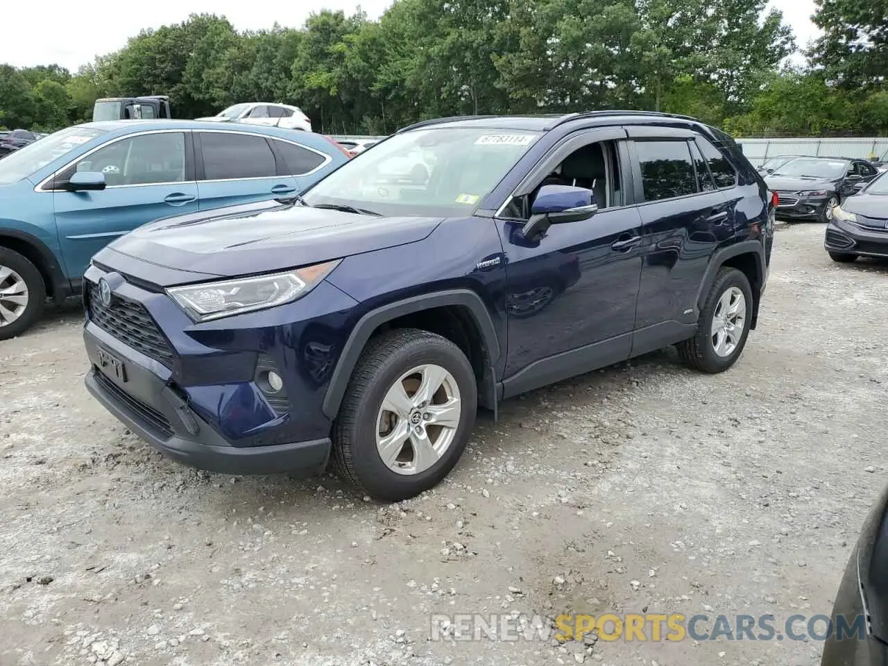 1 Photograph of a damaged car JTMRWRFVXLJ047077 TOYOTA RAV4 2020