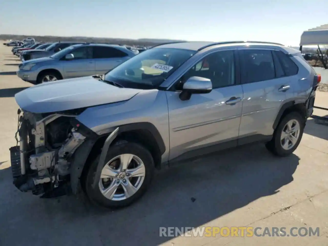 1 Photograph of a damaged car JTMW1RFV0LD047198 TOYOTA RAV4 2020