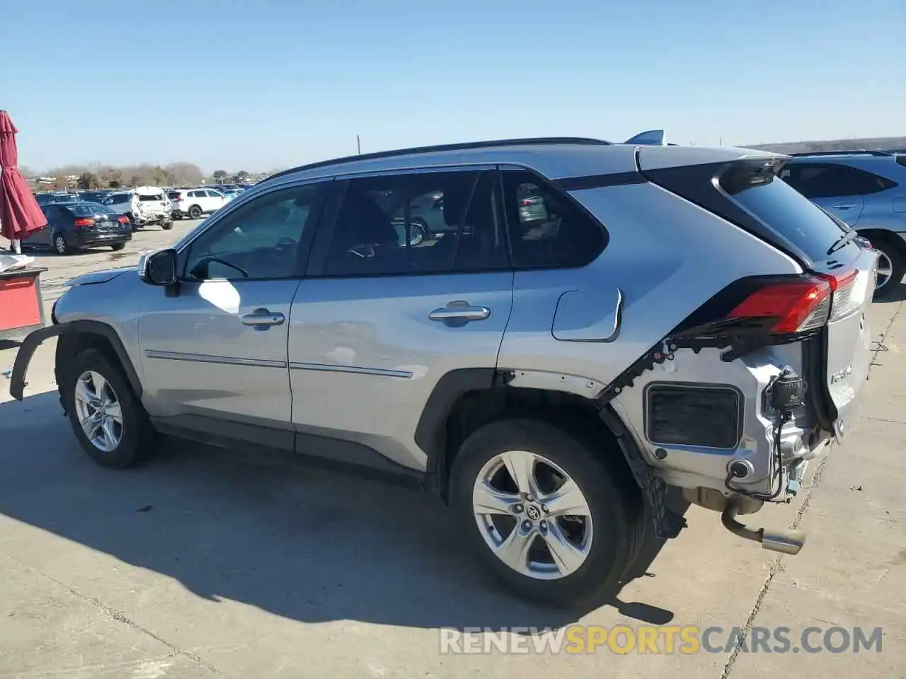 2 Photograph of a damaged car JTMW1RFV0LD047198 TOYOTA RAV4 2020