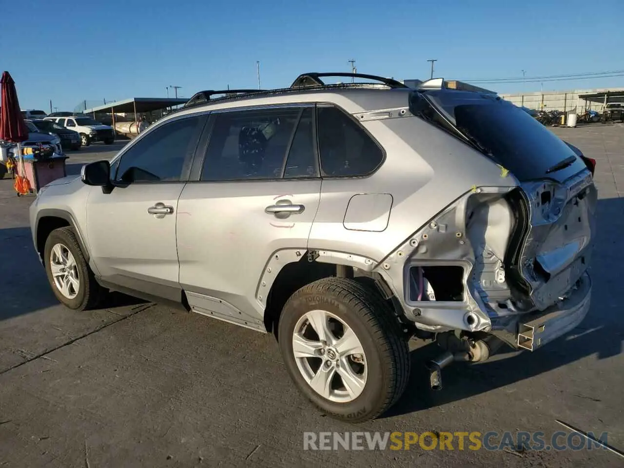 2 Photograph of a damaged car JTMW1RFV0LD055088 TOYOTA RAV4 2020
