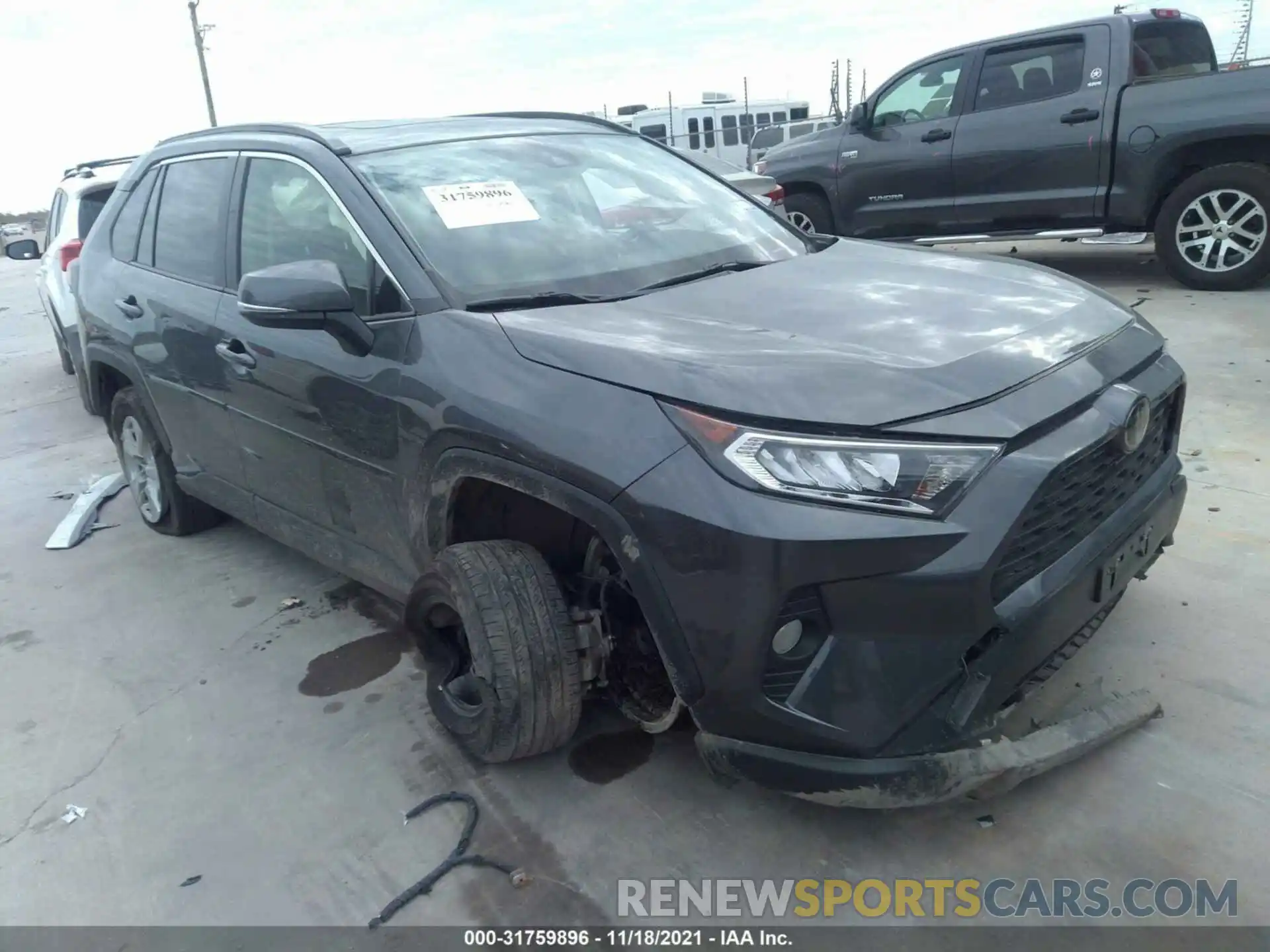 1 Photograph of a damaged car JTMW1RFV0LD519092 TOYOTA RAV4 2020