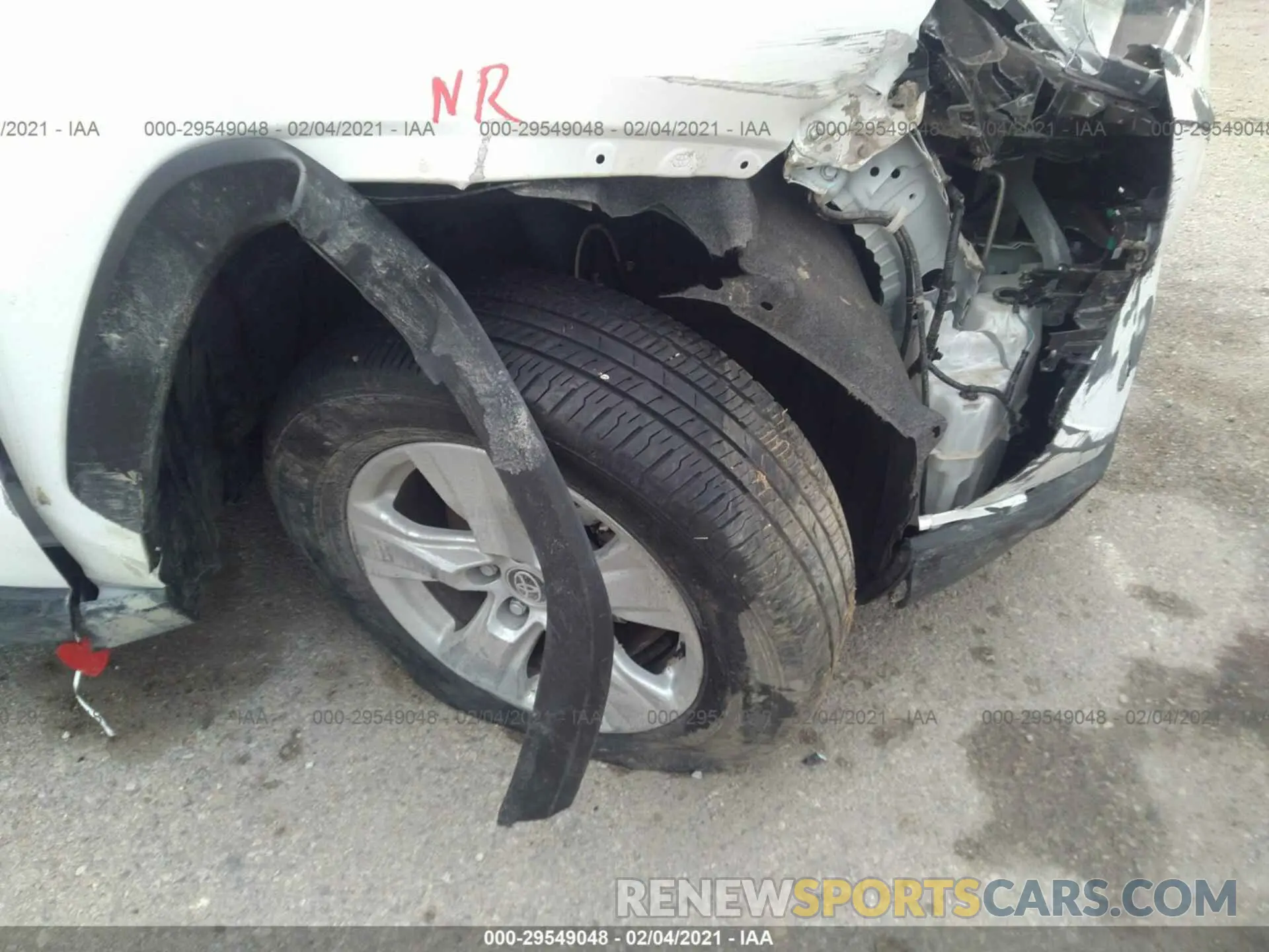 13 Photograph of a damaged car JTMW1RFV1LD053544 TOYOTA RAV4 2020