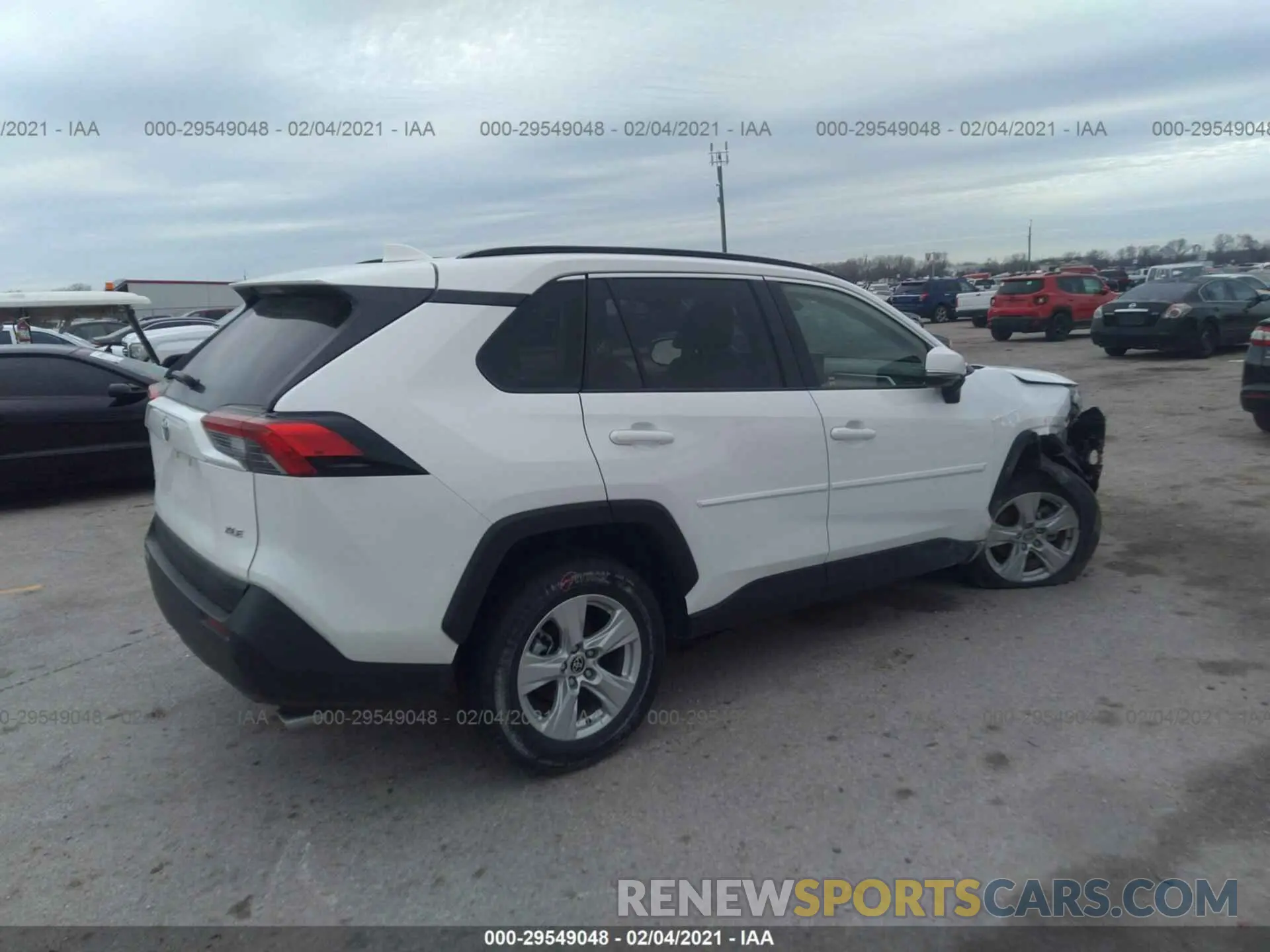 4 Photograph of a damaged car JTMW1RFV1LD053544 TOYOTA RAV4 2020