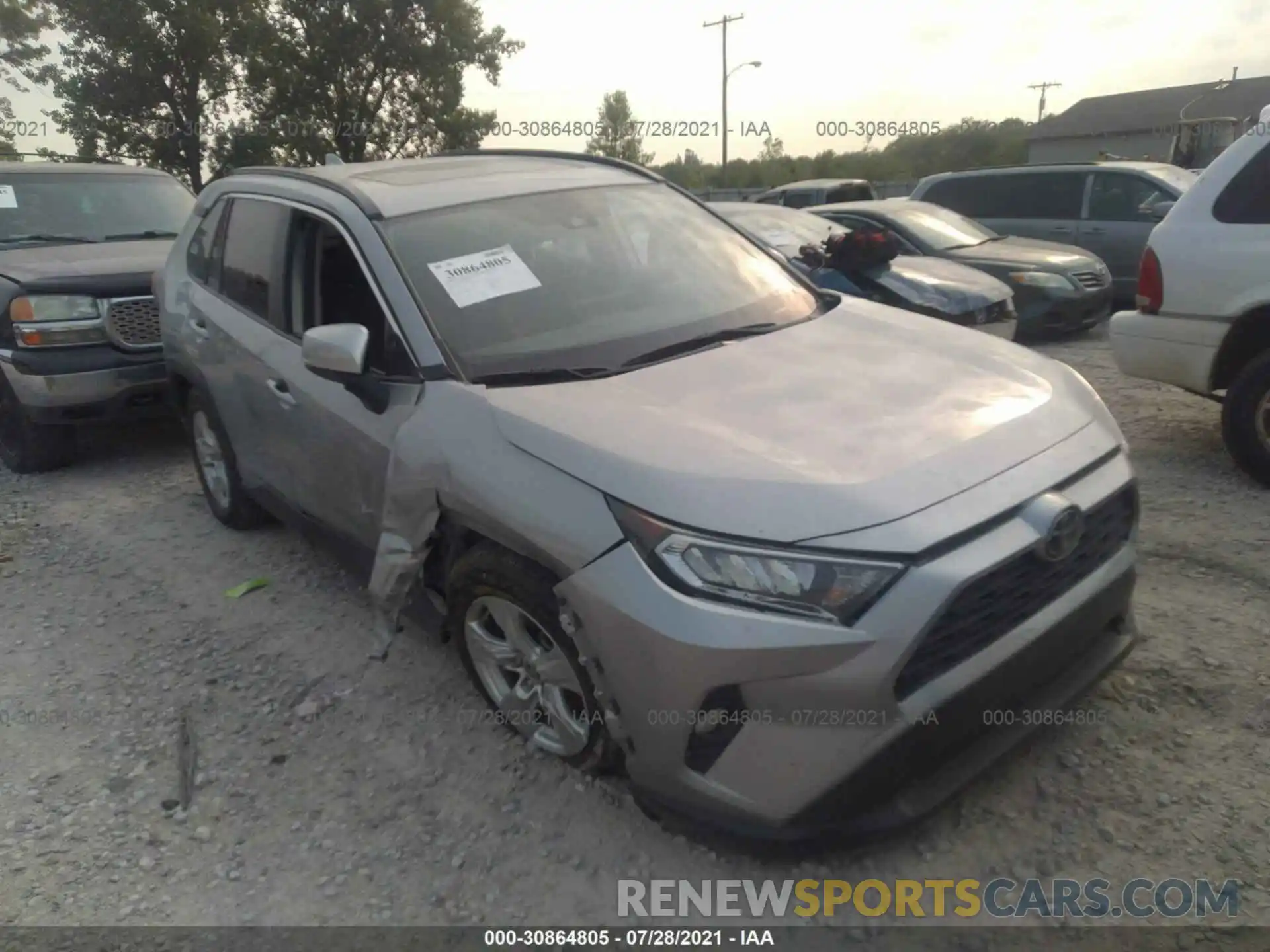 6 Photograph of a damaged car JTMW1RFV1LD053771 TOYOTA RAV4 2020