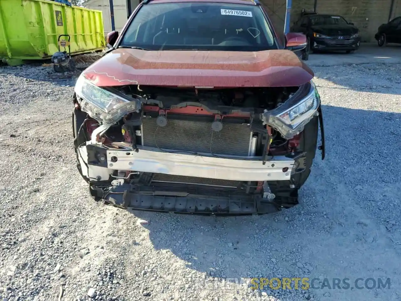 9 Photograph of a damaged car JTMW1RFV1LD056542 TOYOTA RAV4 2020