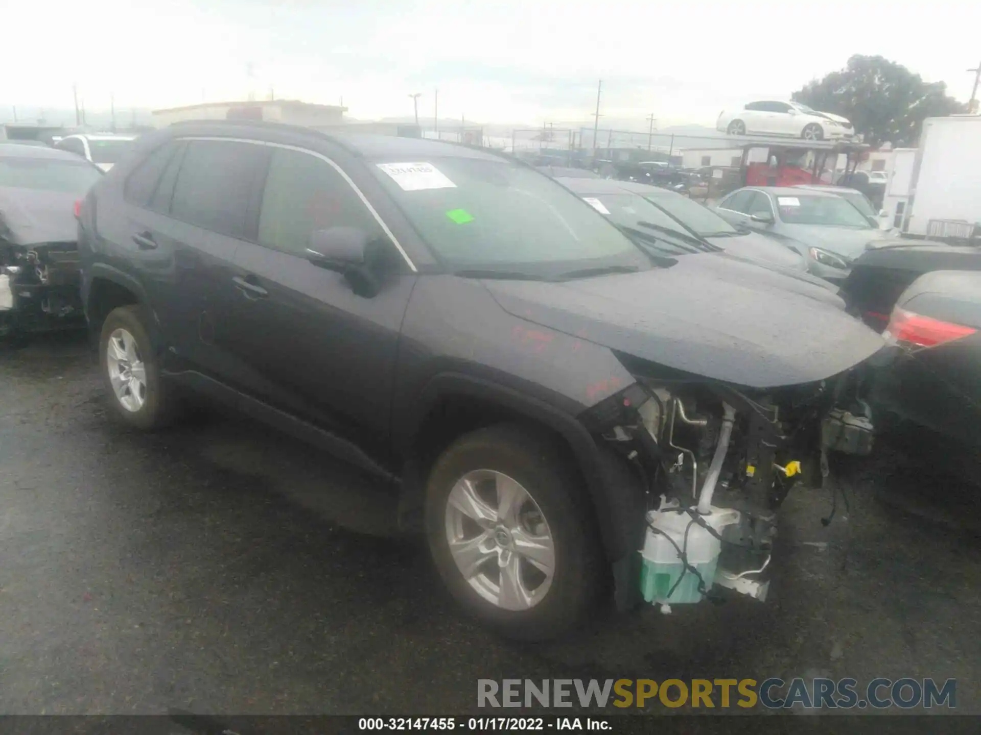 1 Photograph of a damaged car JTMW1RFV1LJ021176 TOYOTA RAV4 2020