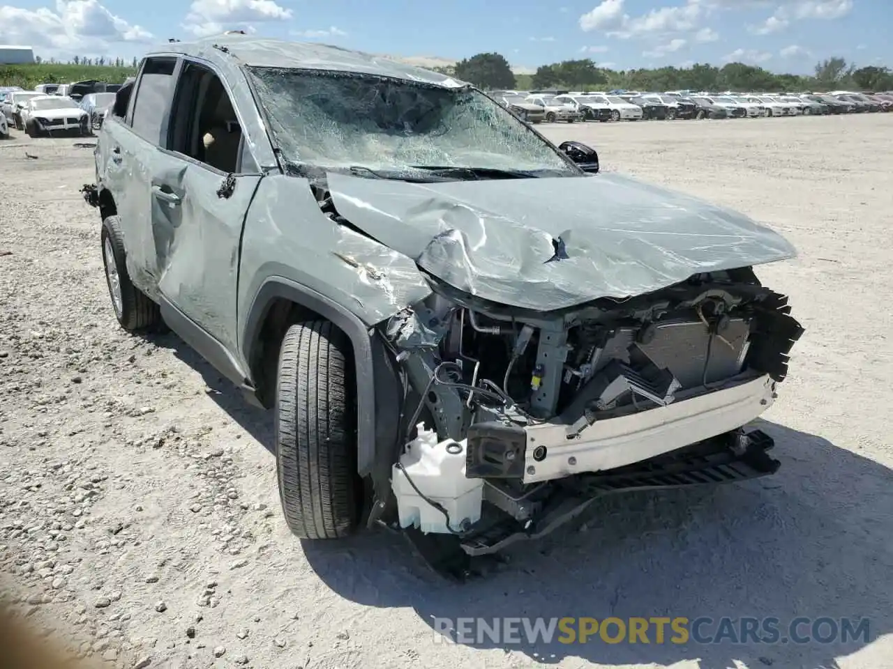 1 Photograph of a damaged car JTMW1RFV2LD518249 TOYOTA RAV4 2020