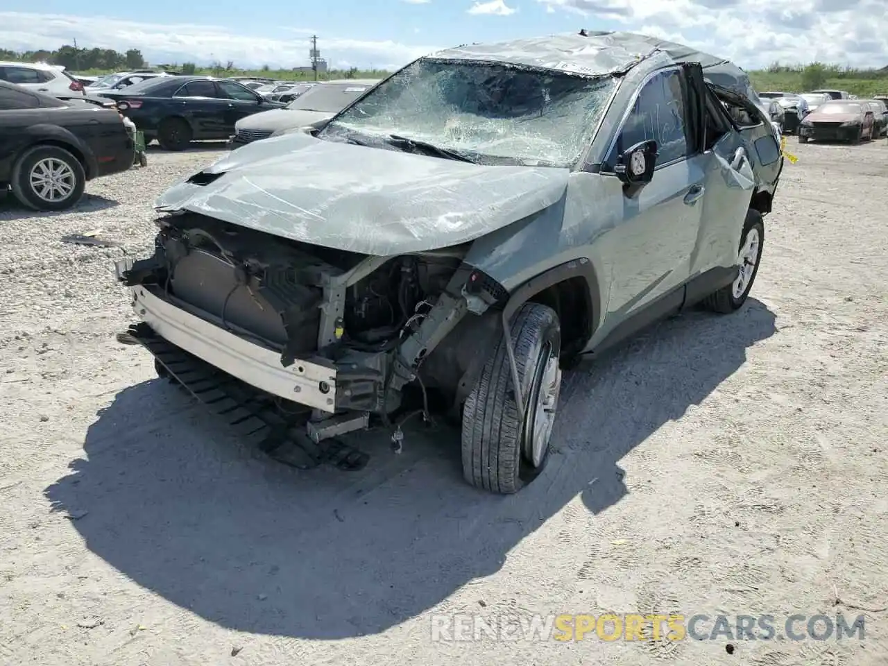 2 Photograph of a damaged car JTMW1RFV2LD518249 TOYOTA RAV4 2020