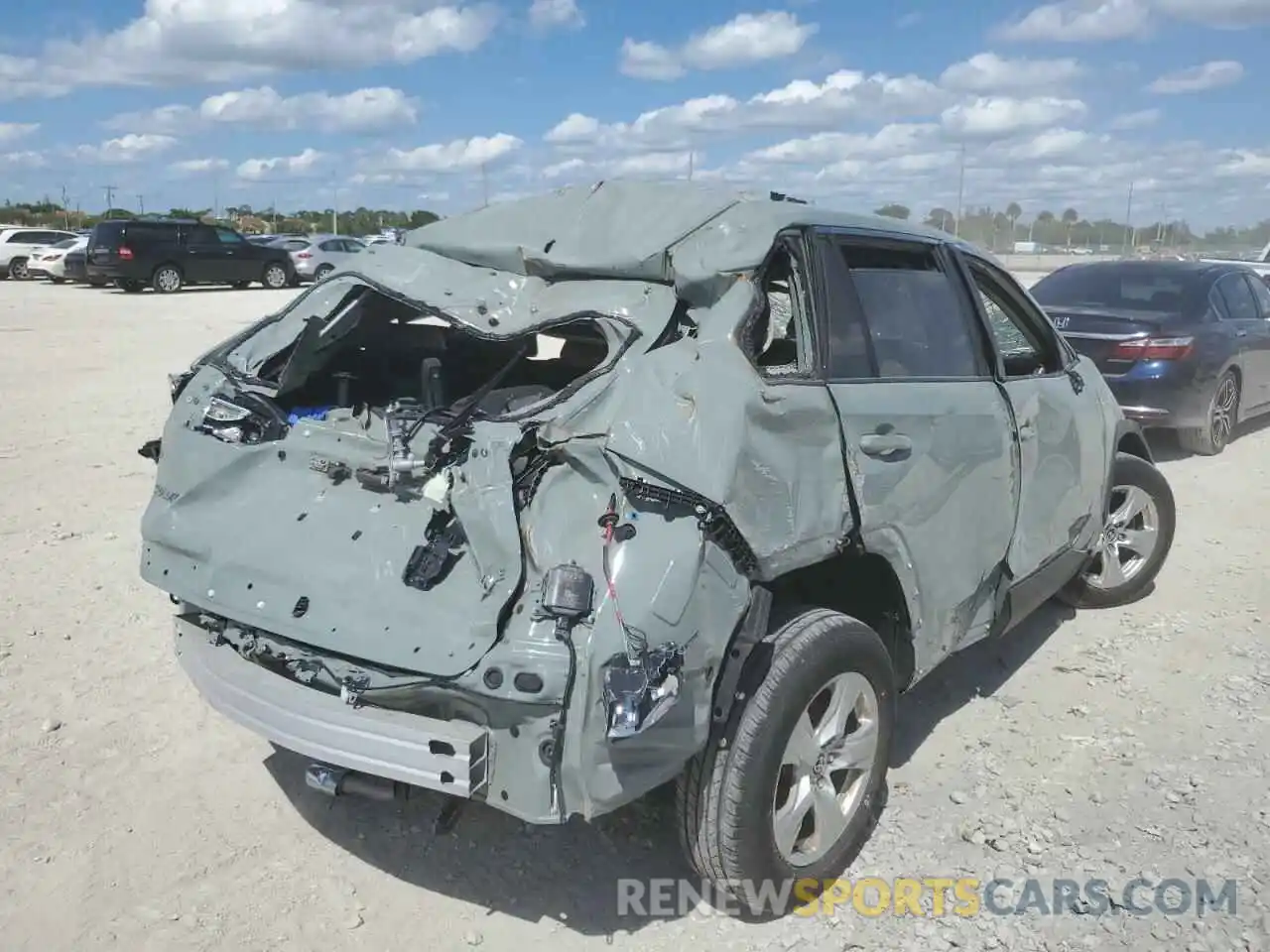 4 Photograph of a damaged car JTMW1RFV2LD518249 TOYOTA RAV4 2020