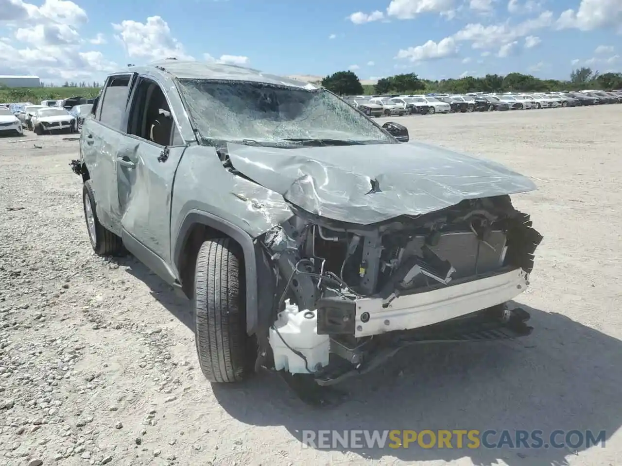 9 Photograph of a damaged car JTMW1RFV2LD518249 TOYOTA RAV4 2020