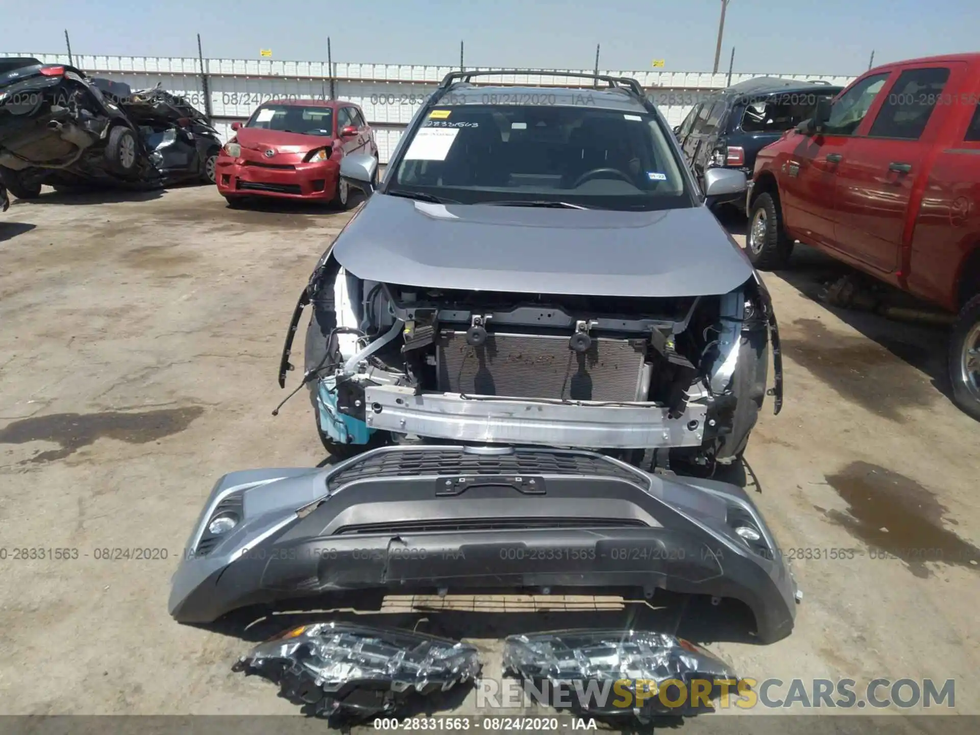 6 Photograph of a damaged car JTMW1RFV2LJ018125 TOYOTA RAV4 2020