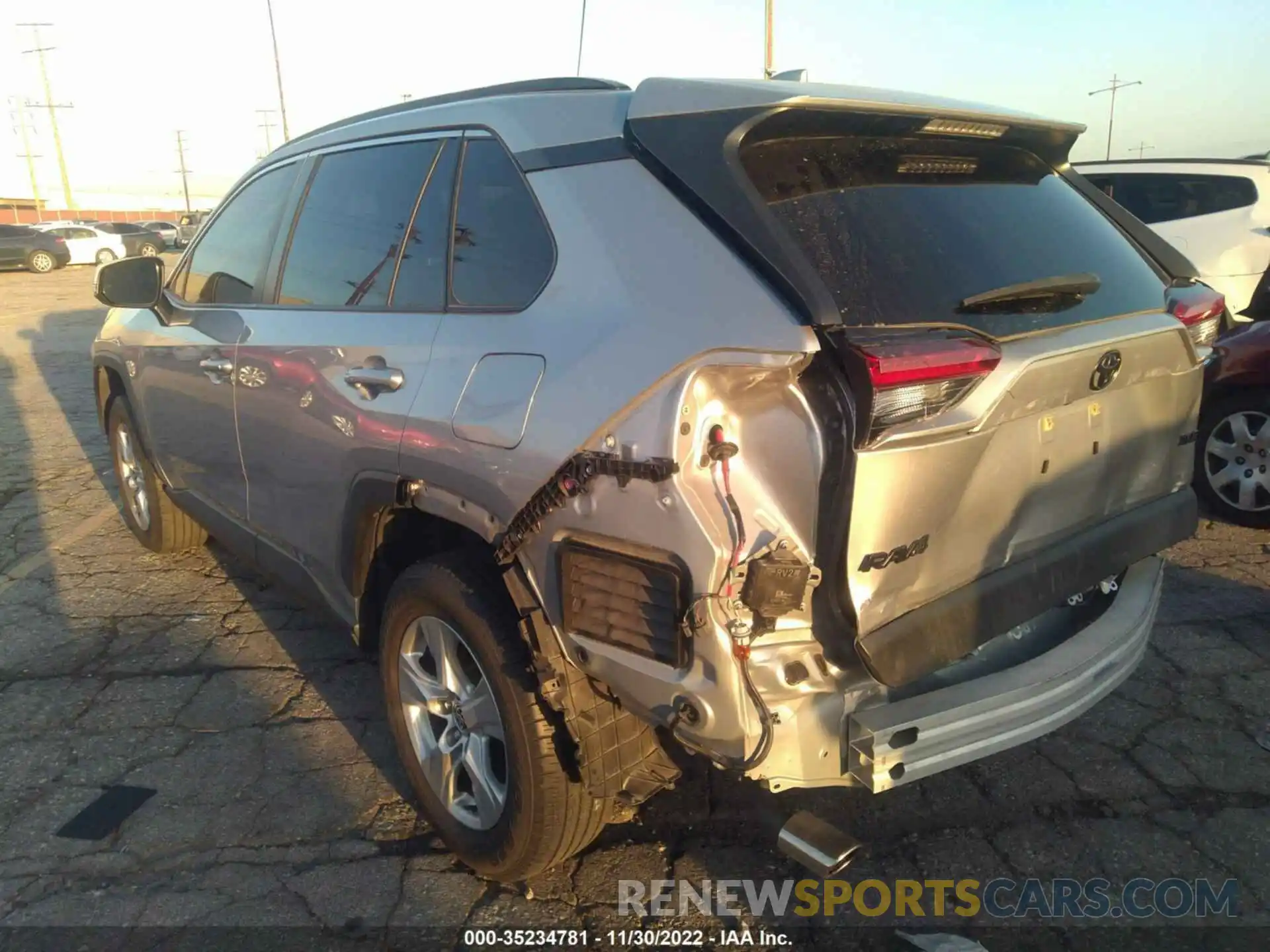 3 Photograph of a damaged car JTMW1RFV2LJ018321 TOYOTA RAV4 2020