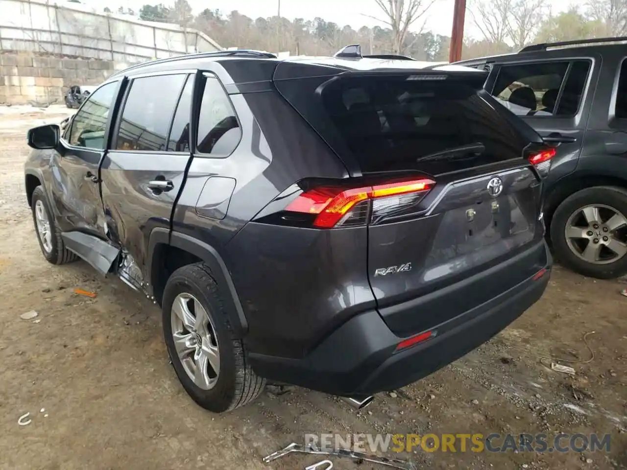 3 Photograph of a damaged car JTMW1RFV2LJ019372 TOYOTA RAV4 2020