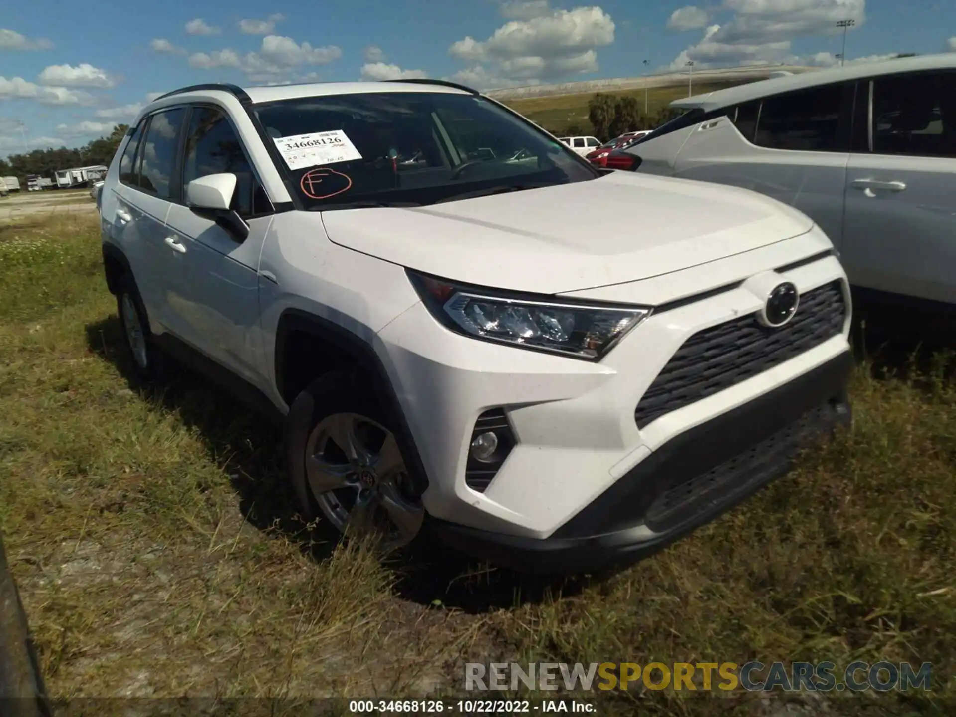 1 Photograph of a damaged car JTMW1RFV3LD054954 TOYOTA RAV4 2020