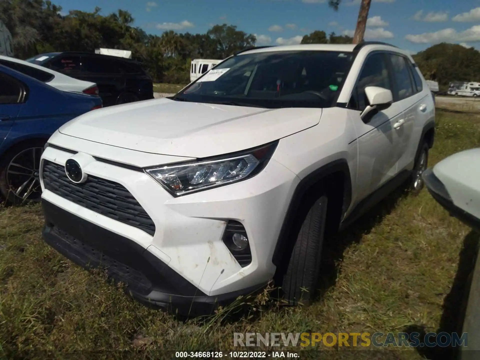 2 Photograph of a damaged car JTMW1RFV3LD054954 TOYOTA RAV4 2020