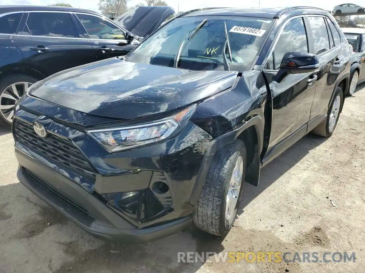 2 Photograph of a damaged car JTMW1RFV4LD049391 TOYOTA RAV4 2020