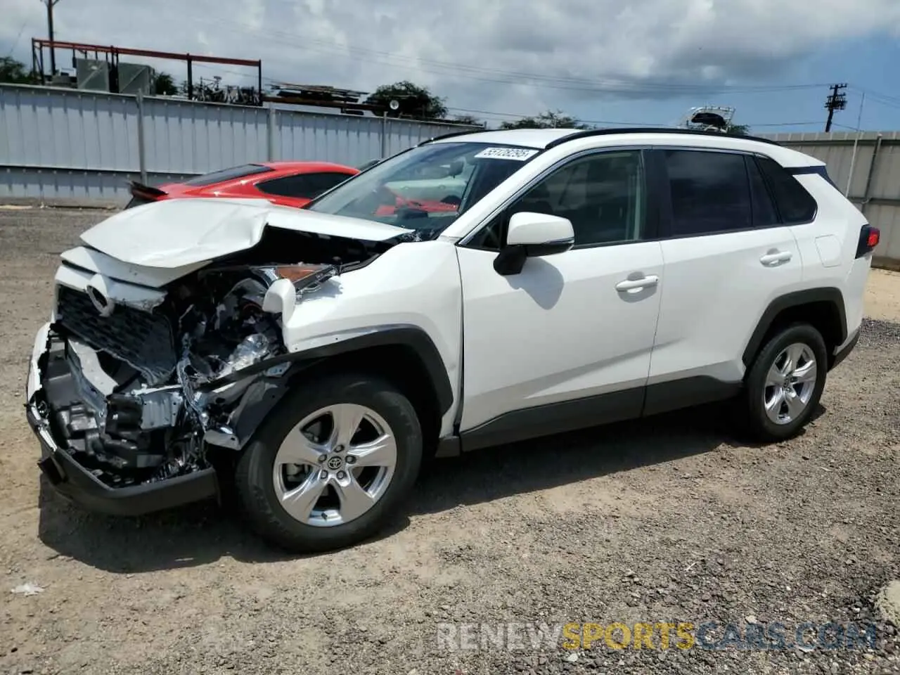 1 Photograph of a damaged car JTMW1RFV5LD054132 TOYOTA RAV4 2020