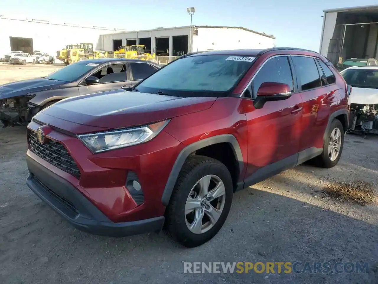 1 Photograph of a damaged car JTMW1RFV7LD050762 TOYOTA RAV4 2020