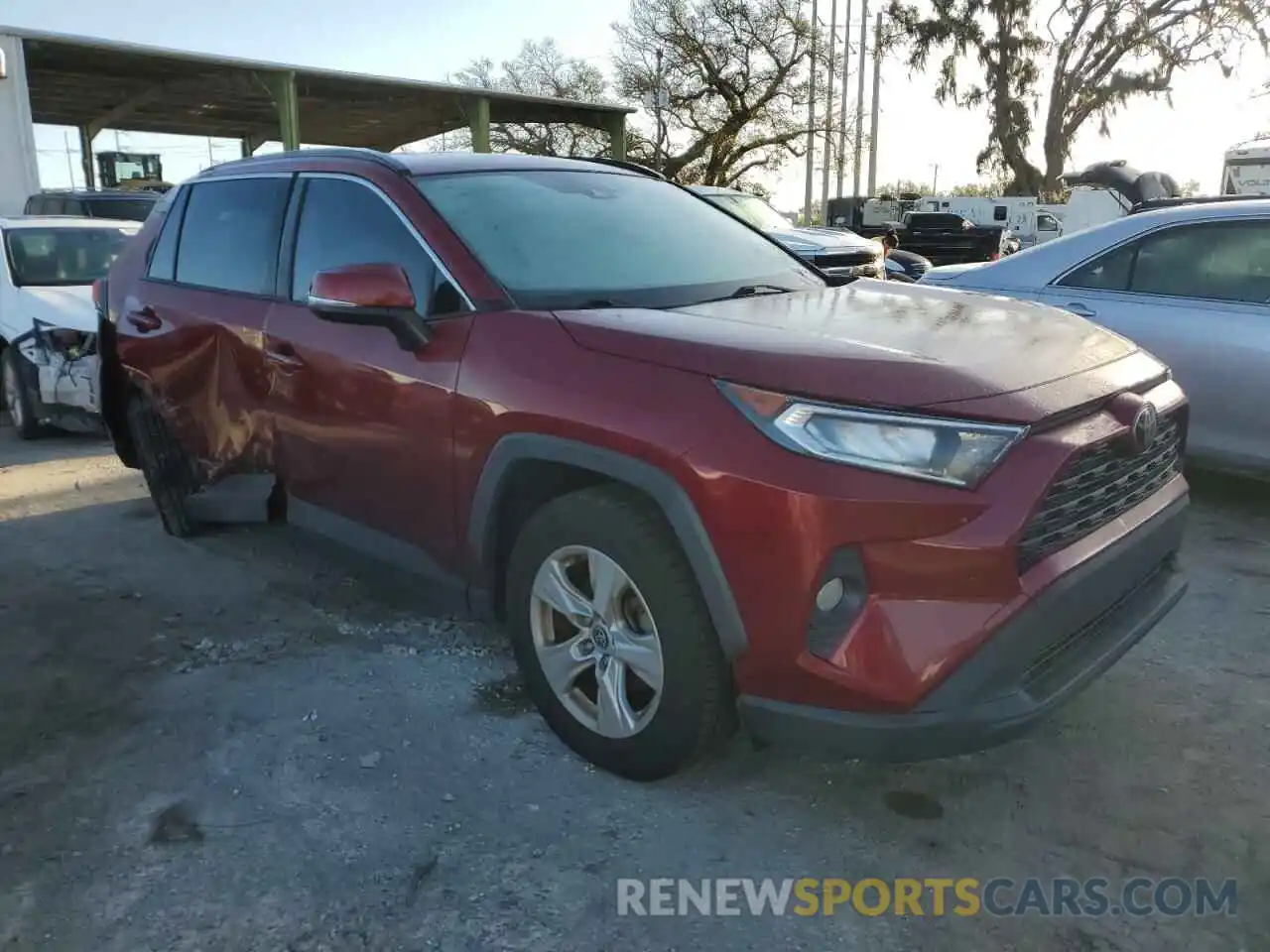 4 Photograph of a damaged car JTMW1RFV7LD050762 TOYOTA RAV4 2020