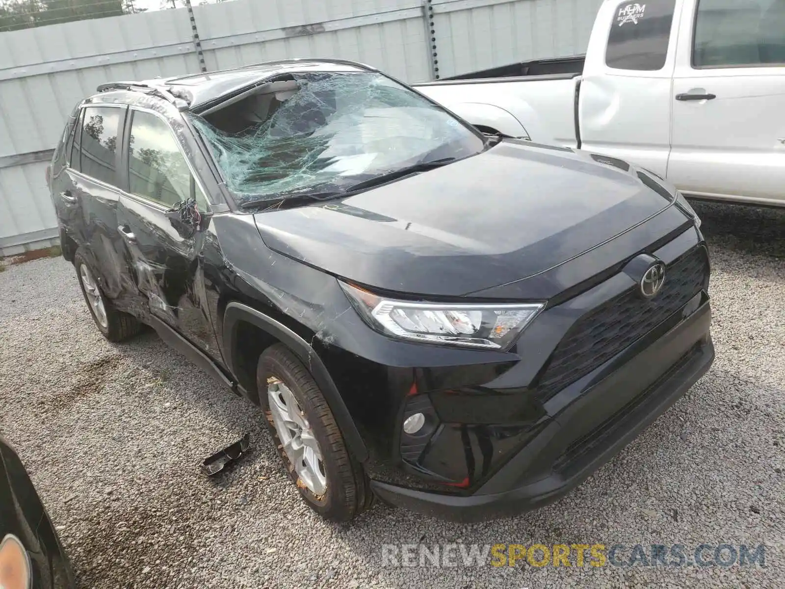 1 Photograph of a damaged car JTMW1RFV7LD052396 TOYOTA RAV4 2020