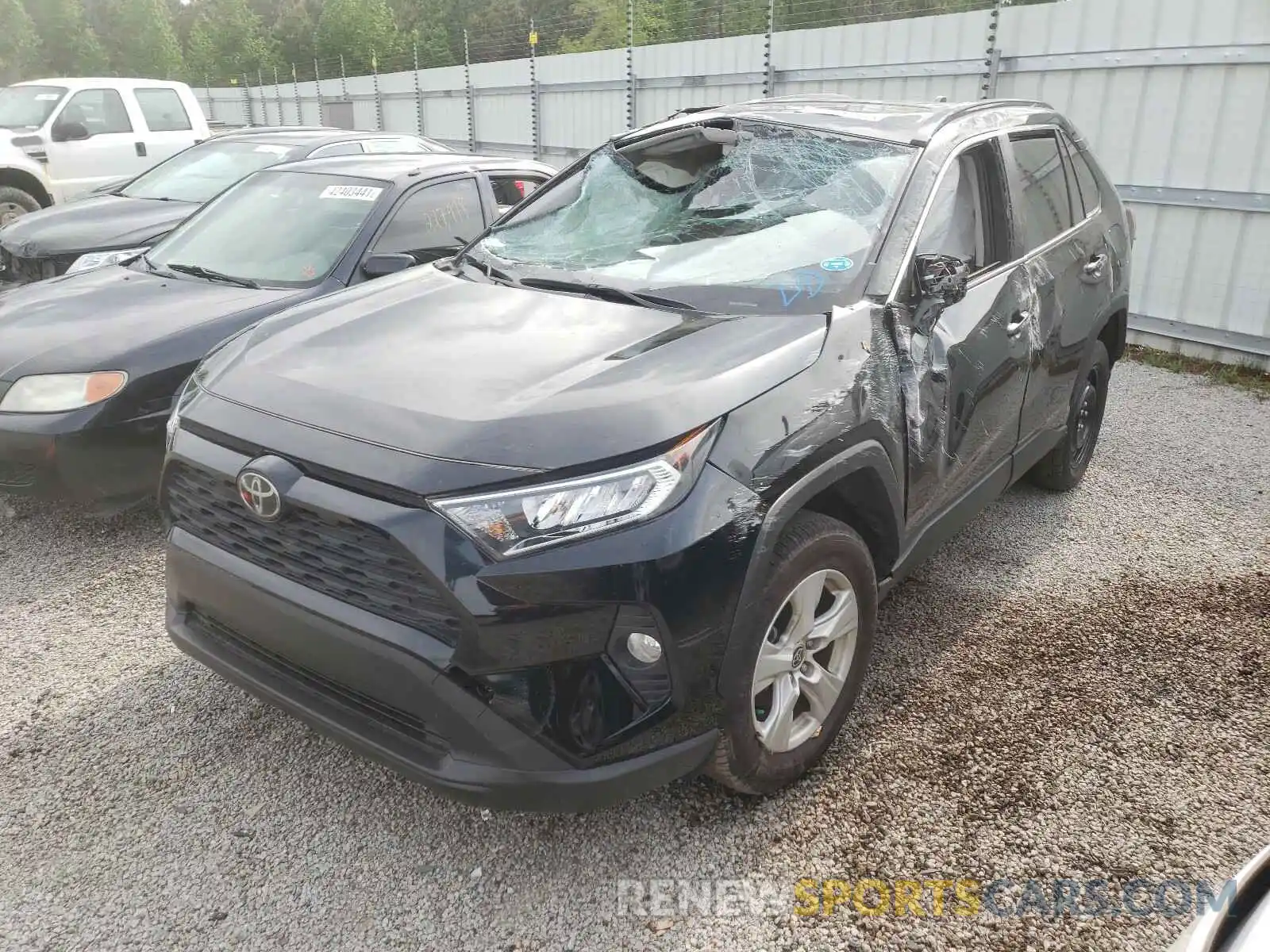 2 Photograph of a damaged car JTMW1RFV7LD052396 TOYOTA RAV4 2020