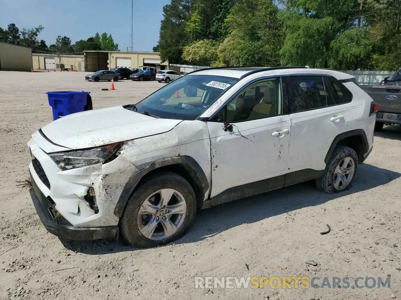 1 Photograph of a damaged car JTMW1RFV8LD058739 TOYOTA RAV4 2020