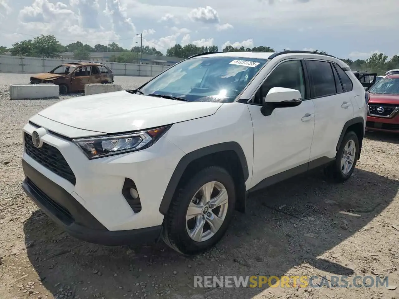 1 Photograph of a damaged car JTMW1RFV8LD060197 TOYOTA RAV4 2020