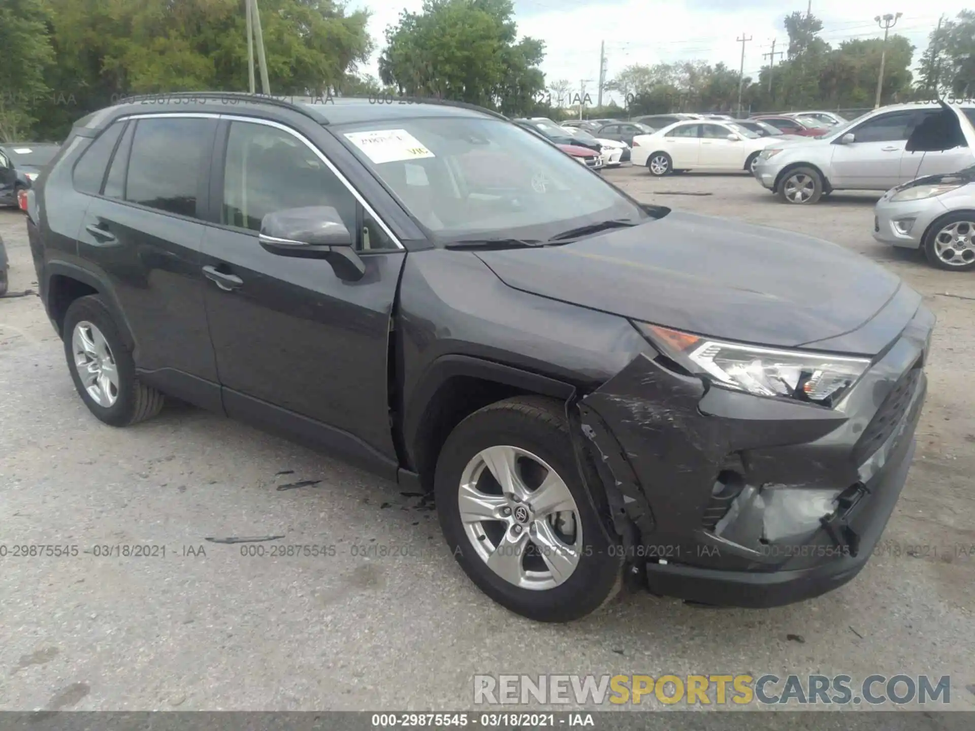 1 Photograph of a damaged car JTMW1RFV8LJ021966 TOYOTA RAV4 2020