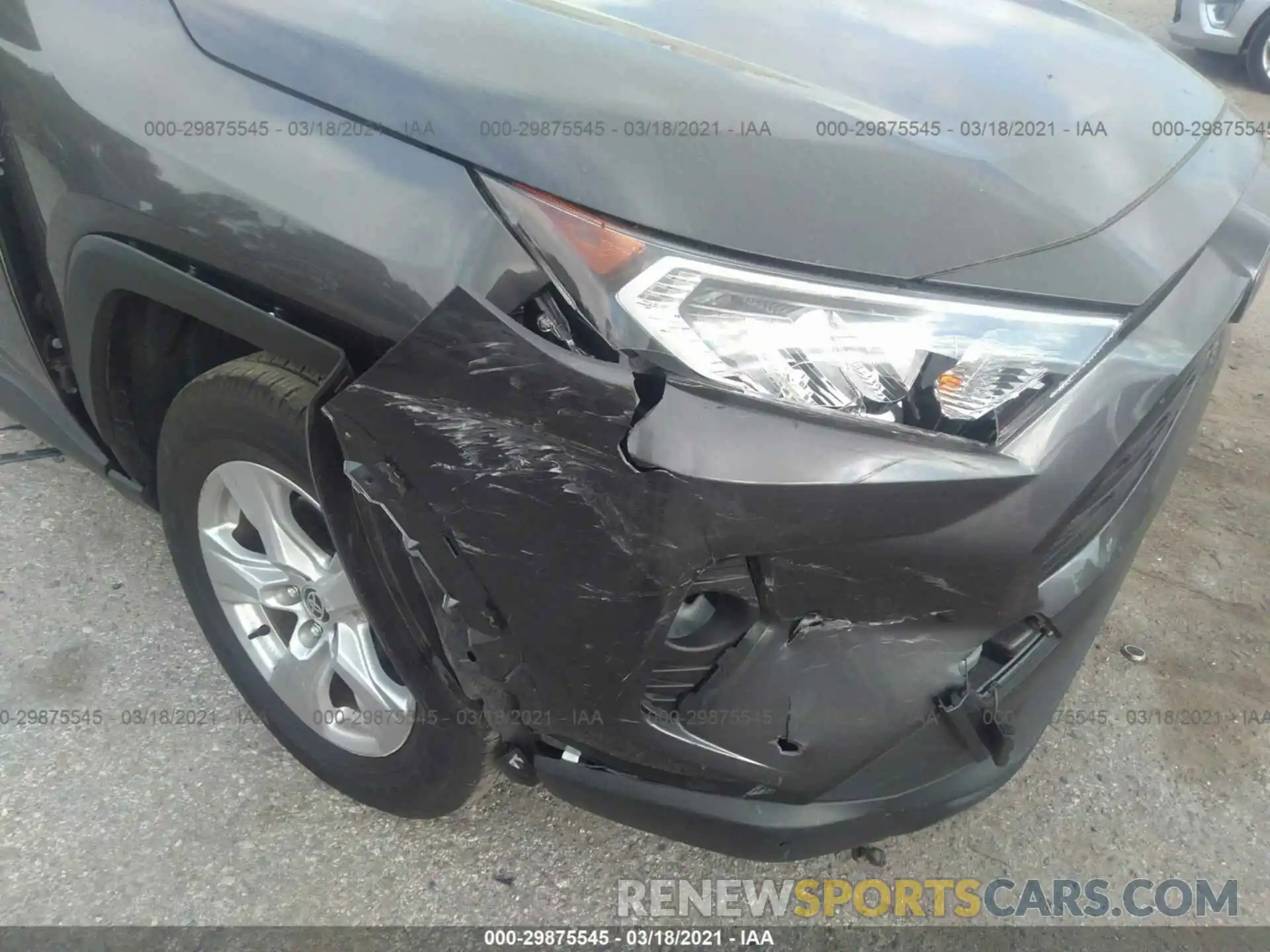 6 Photograph of a damaged car JTMW1RFV8LJ021966 TOYOTA RAV4 2020