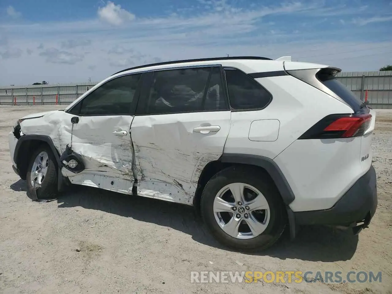 2 Photograph of a damaged car JTMW1RFV9LD050133 TOYOTA RAV4 2020