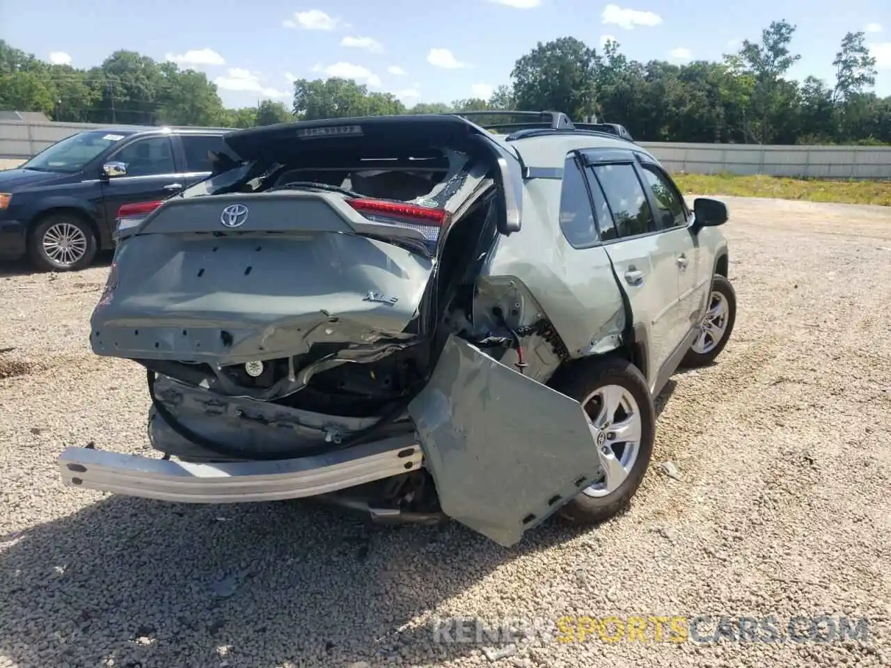 4 Photograph of a damaged car JTMW1RFVXLD046527 TOYOTA RAV4 2020