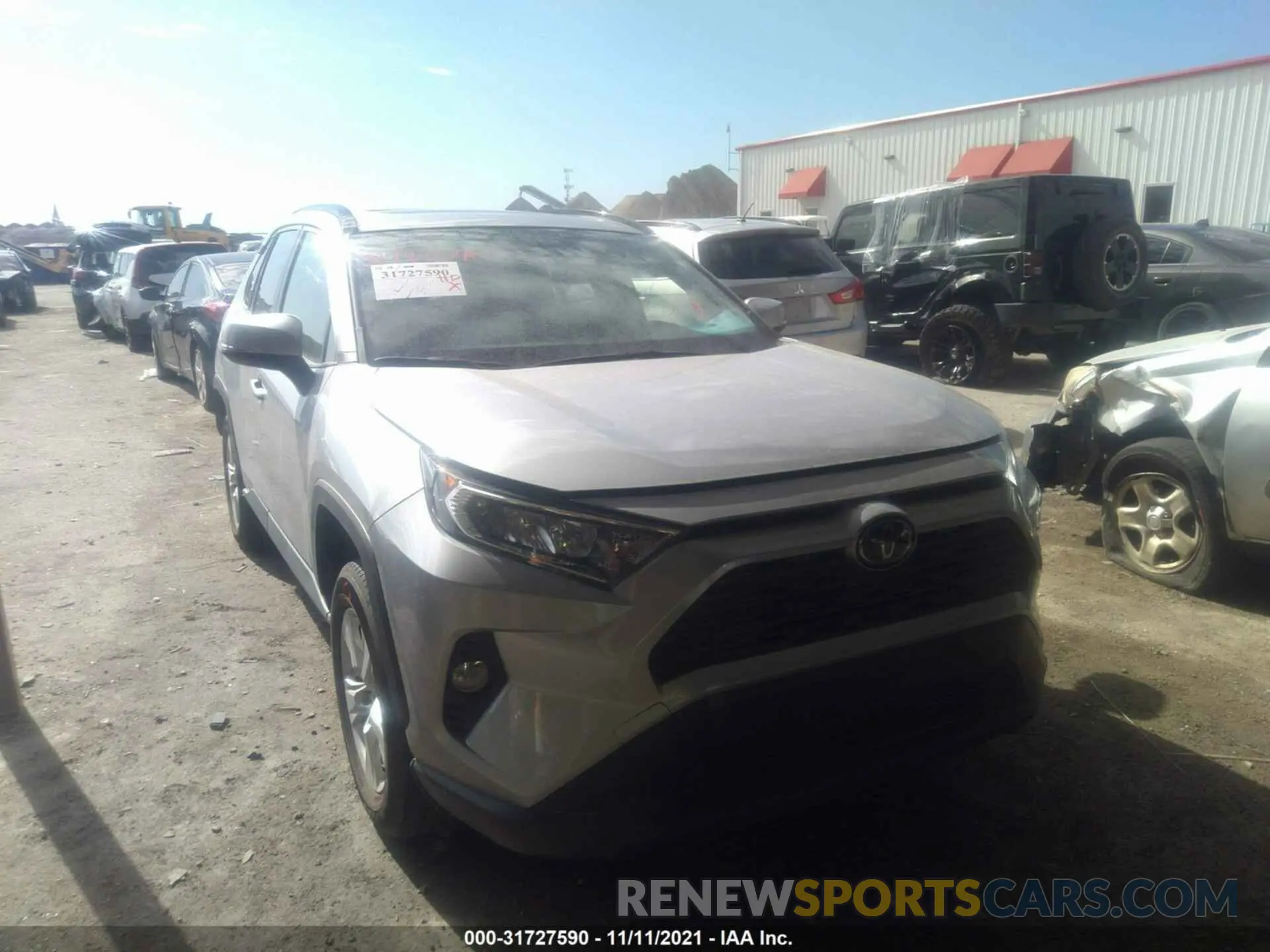 1 Photograph of a damaged car JTMW1RFVXLD046916 TOYOTA RAV4 2020