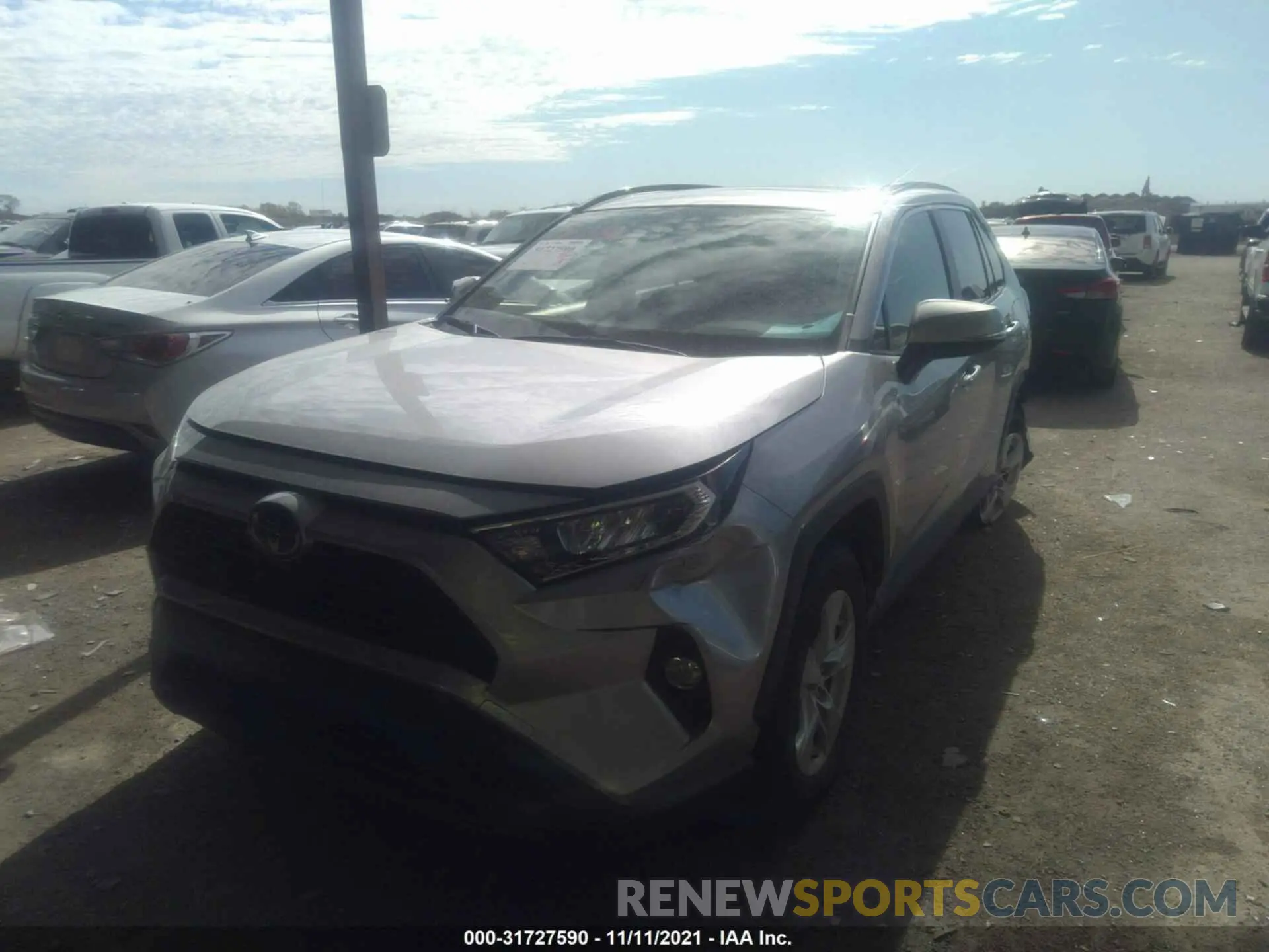 2 Photograph of a damaged car JTMW1RFVXLD046916 TOYOTA RAV4 2020