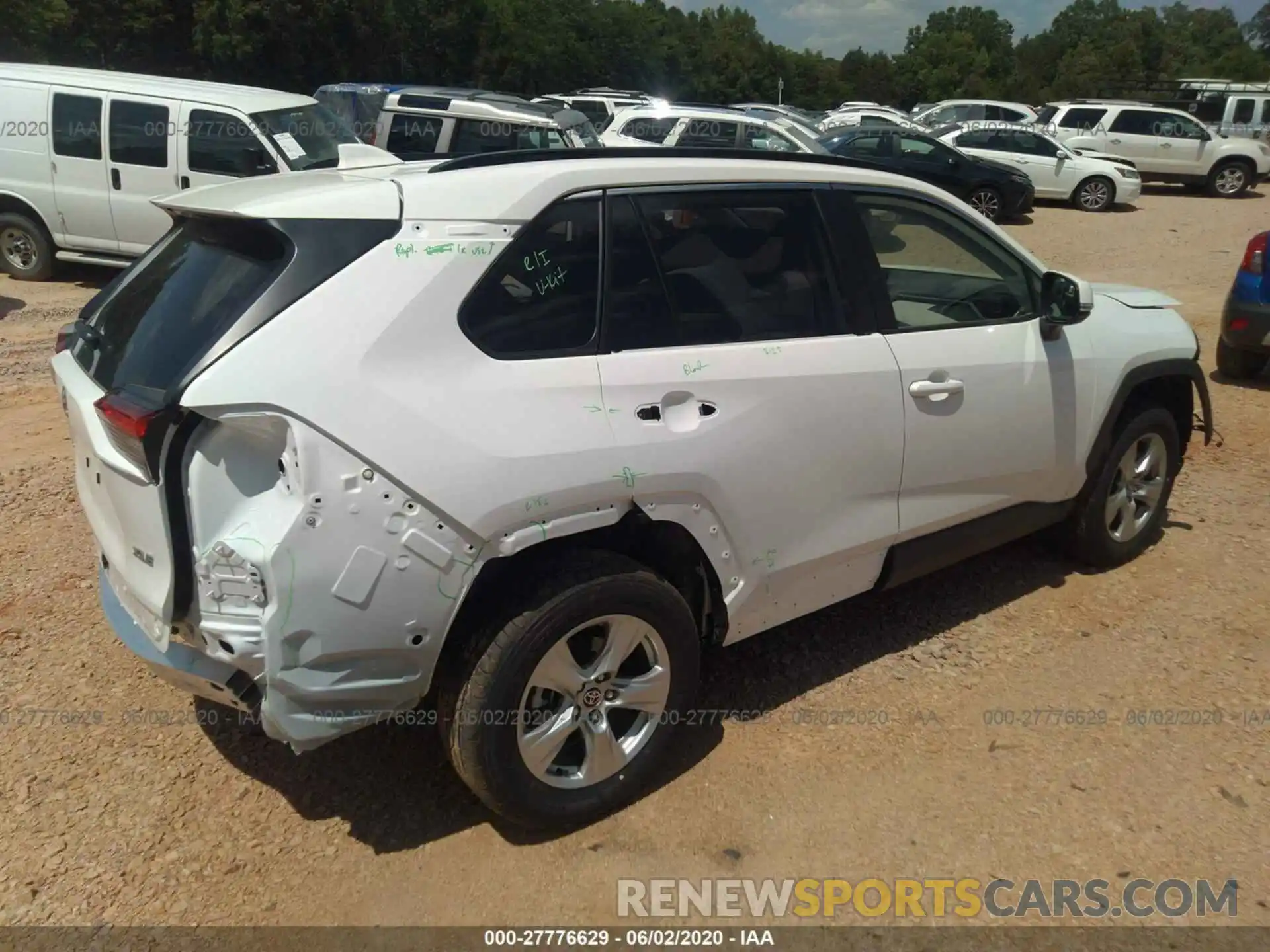 4 Photograph of a damaged car JTMW1RFVXLD052621 TOYOTA RAV4 2020